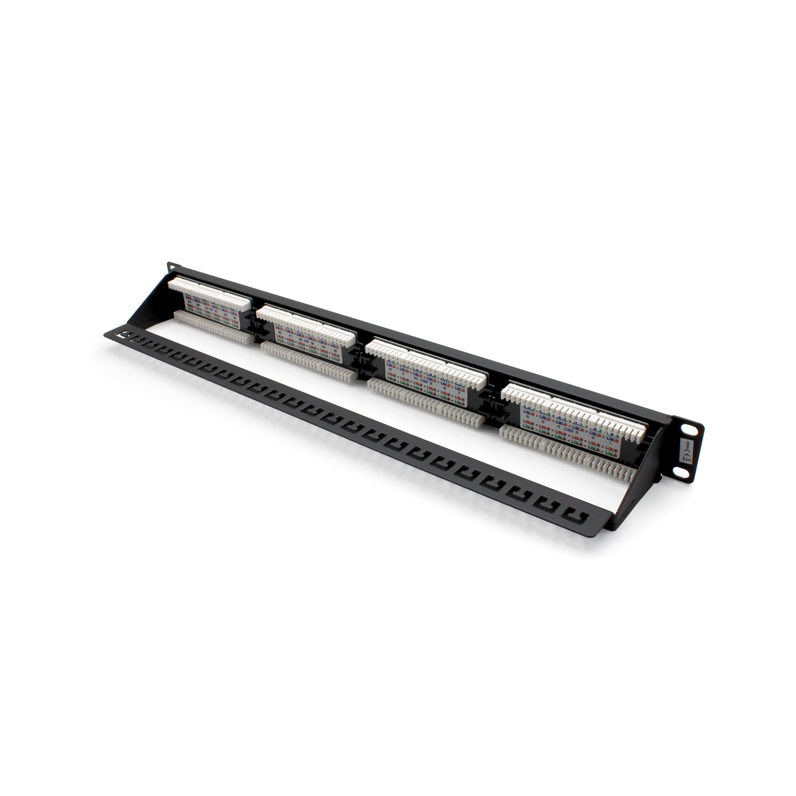 DIGITUS DN-91524U Digitus 19 24-port UTP Cat 5E Patch Panel with Guide 15 LGW