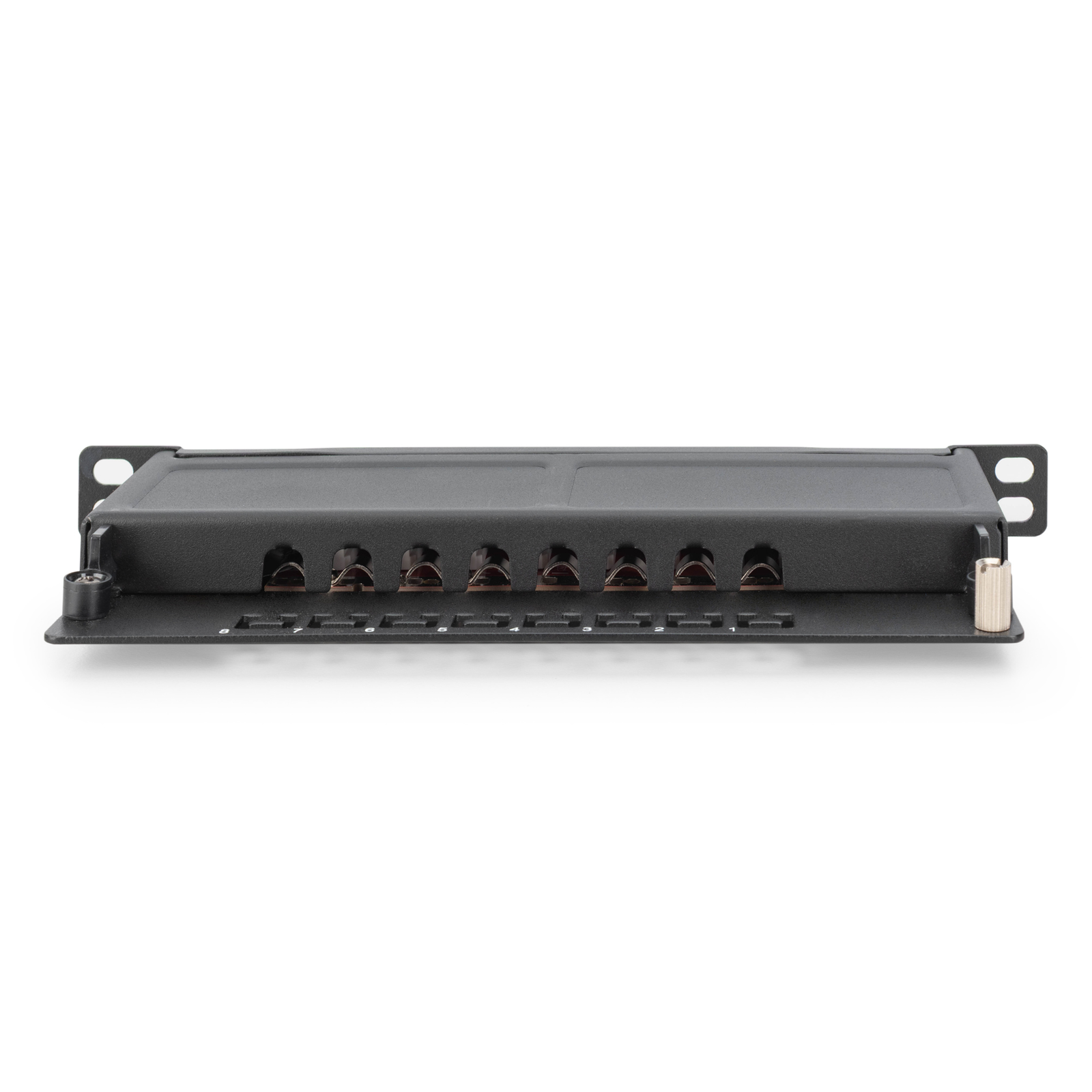 Digitus Cat.6A Slim Patch Panel Shielded 8-port 0.5 U 10