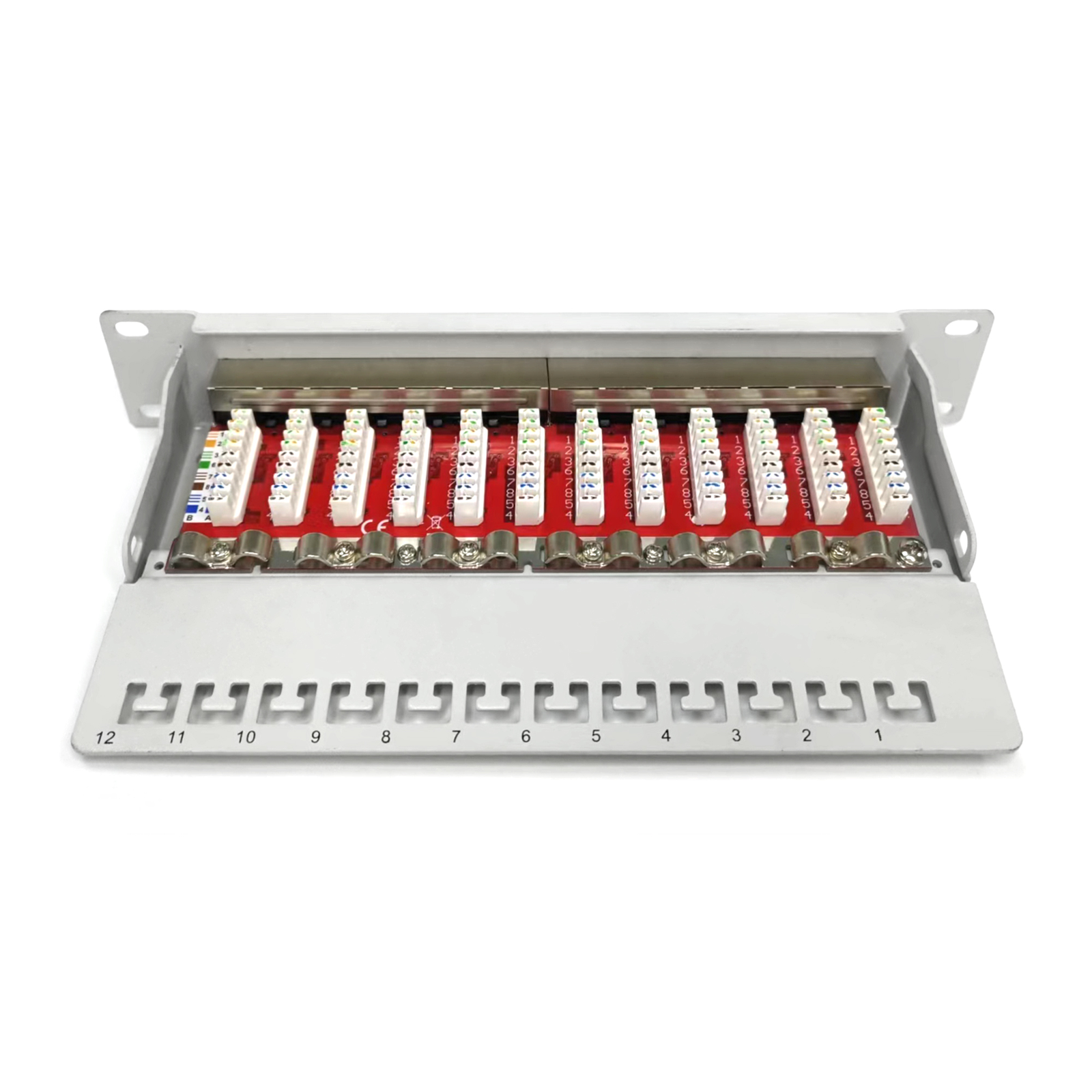 Digitus CAT 6A Patch Panel Shielded 12-port 1U 10