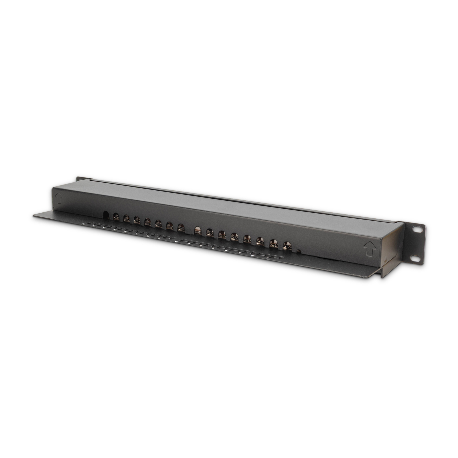 Digitus Patch Panel 1U 16-port Cat6 Shielded Black