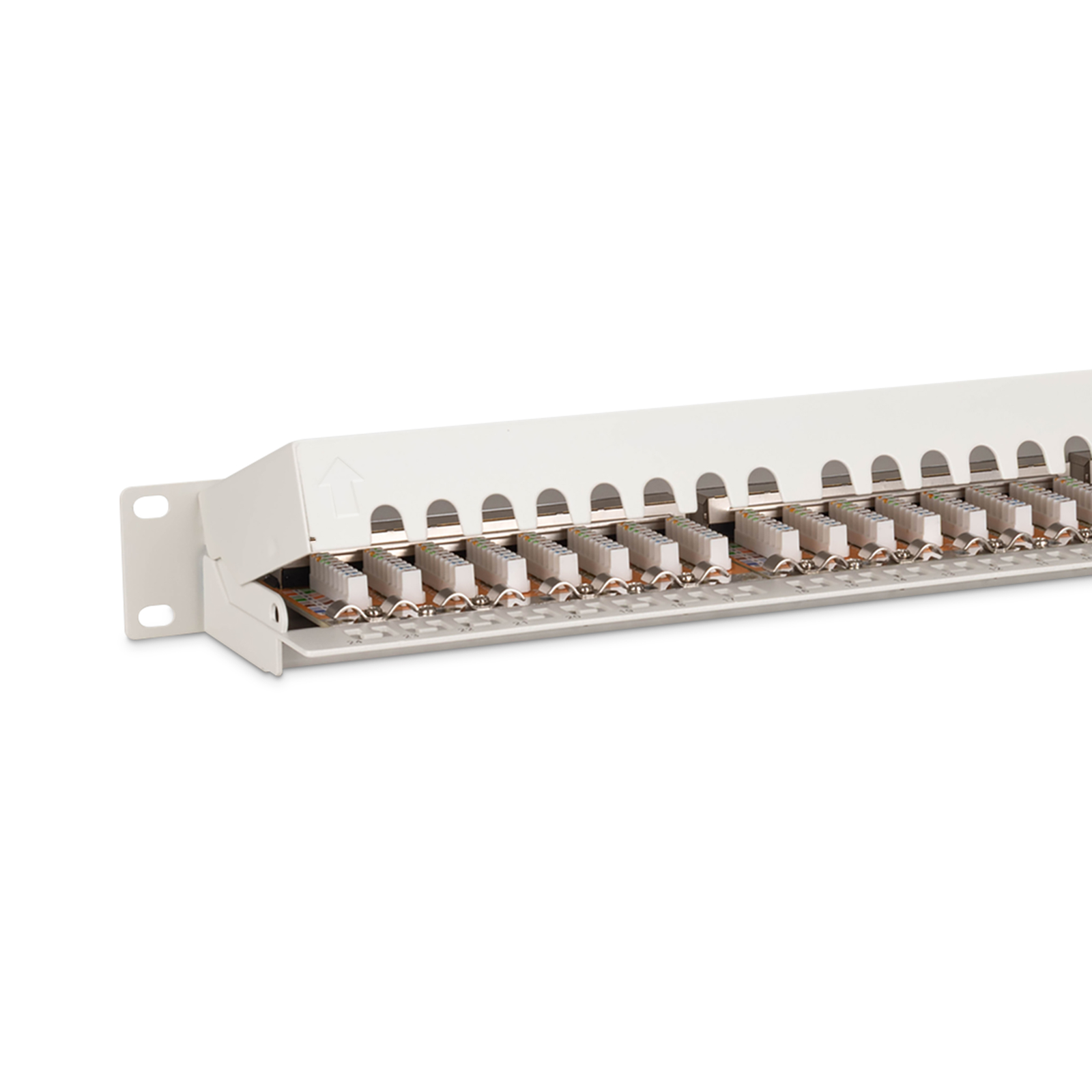 Digitus Patch Panel 1U 24-port Cat6 Shielded Grey