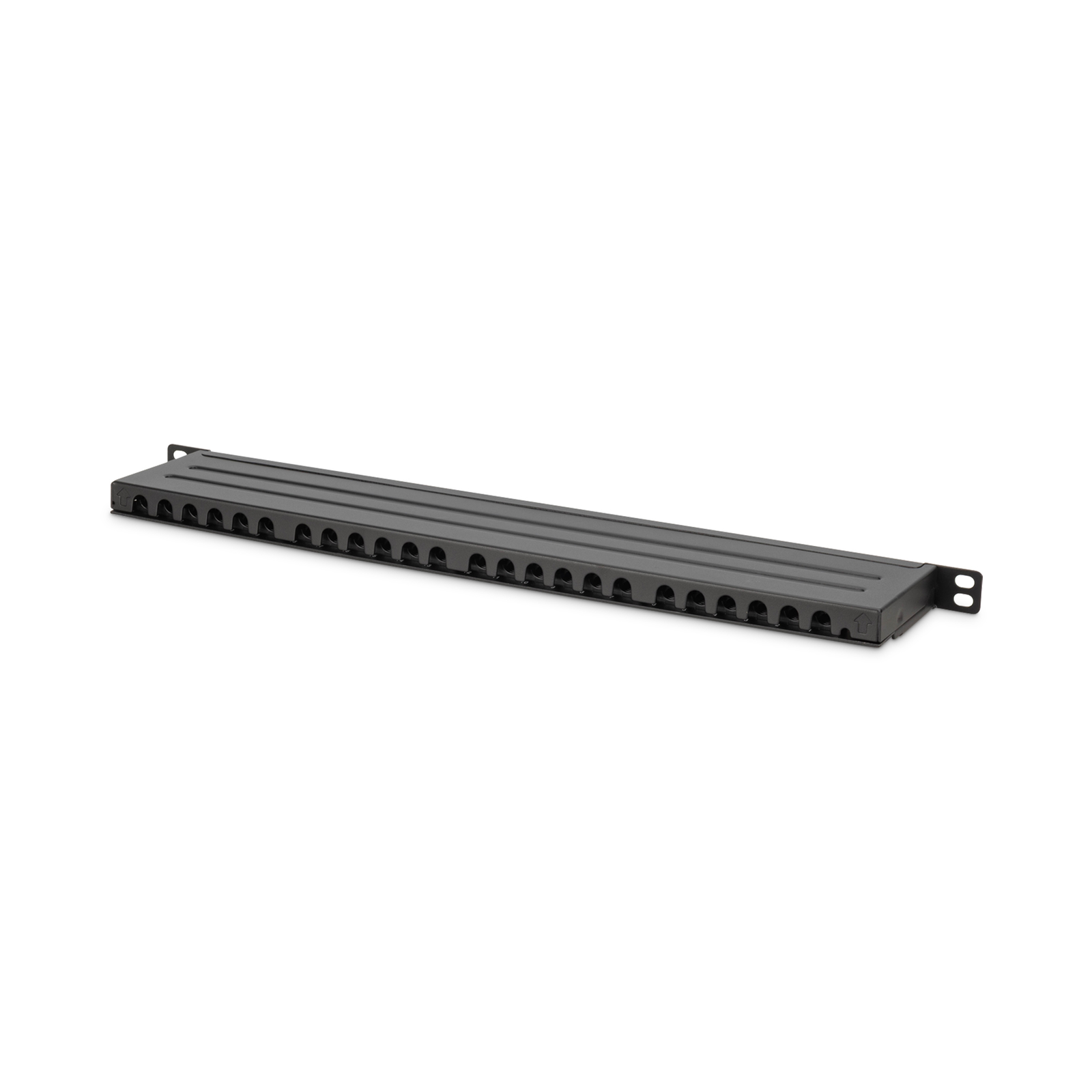 DIGITUS Patchpanel 0,5U 24-Port Cat6a Shielded Black