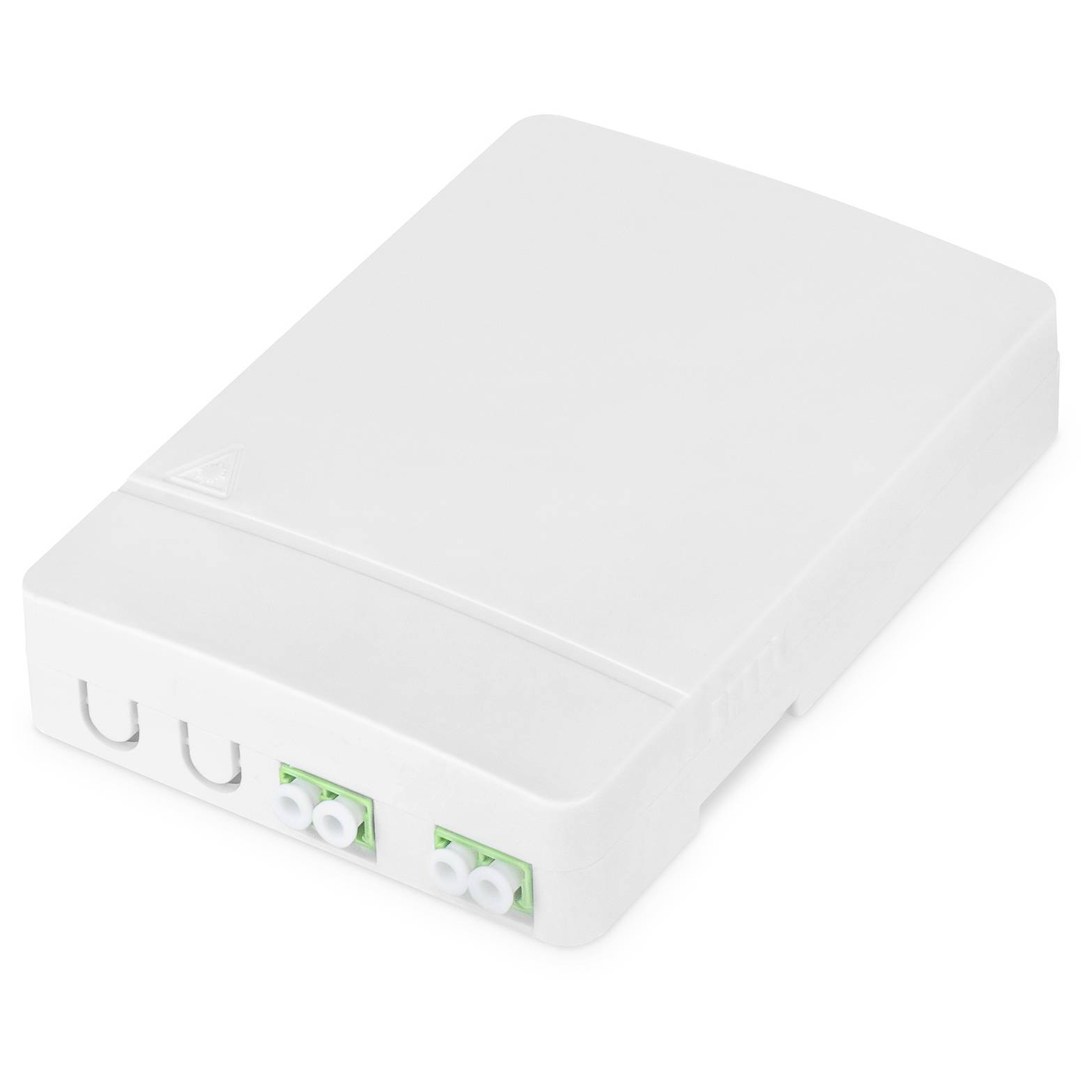 Digitus FTTH Housing 2 X LC-DX Coupler Wall White ABS Synthetic Polycarbonate PC 80mm 104mm 23mm