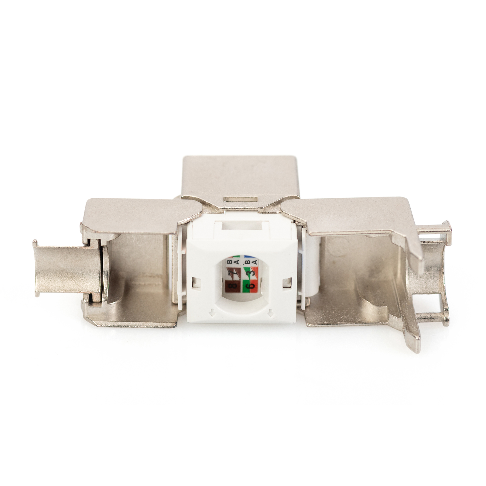 Digitus CAT 6A Keystone Module Shielded Tool-free Mounting Connection 48 Pcs Fla