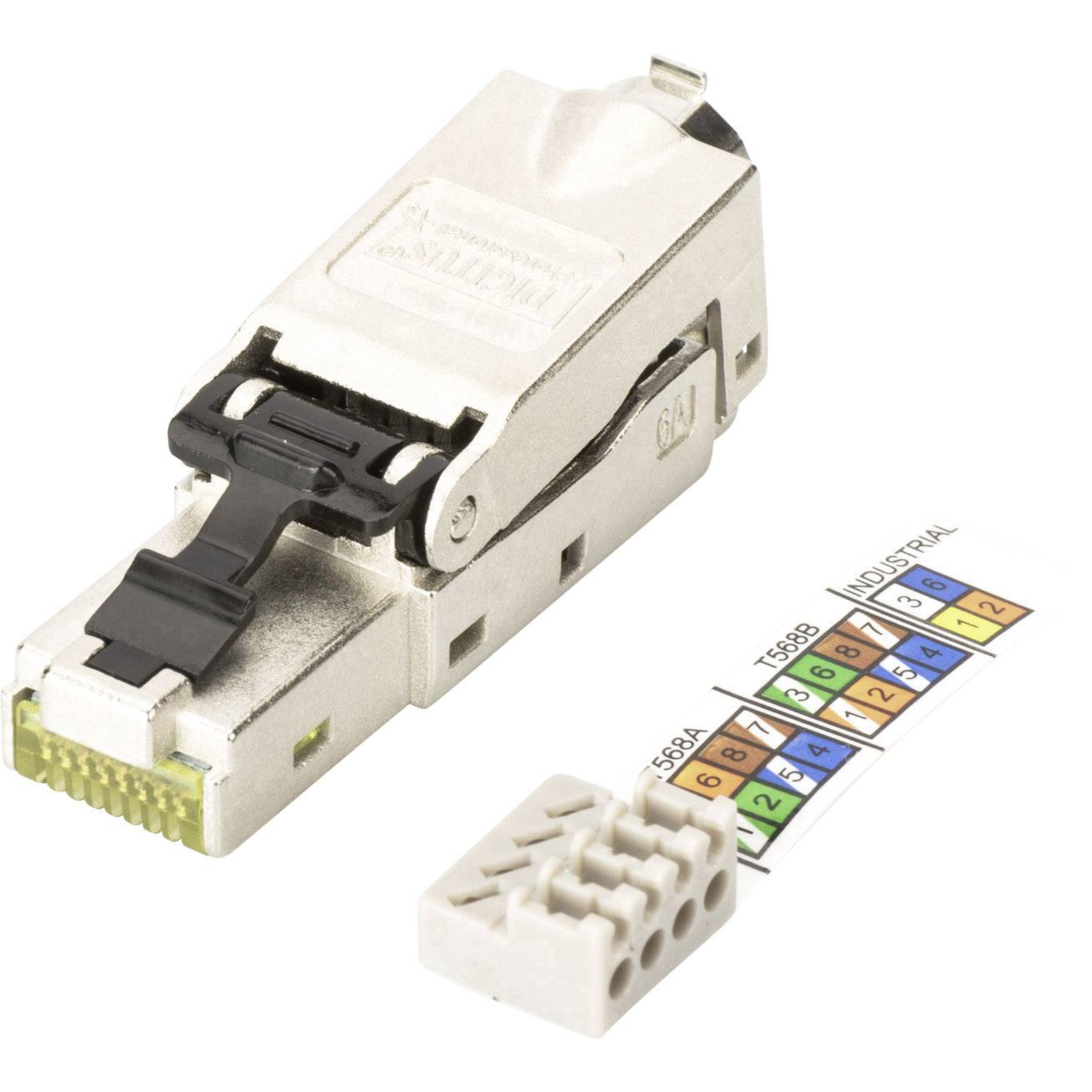 Digitus CAT 6A Field Connector STP with Dust Cap Bend Predection