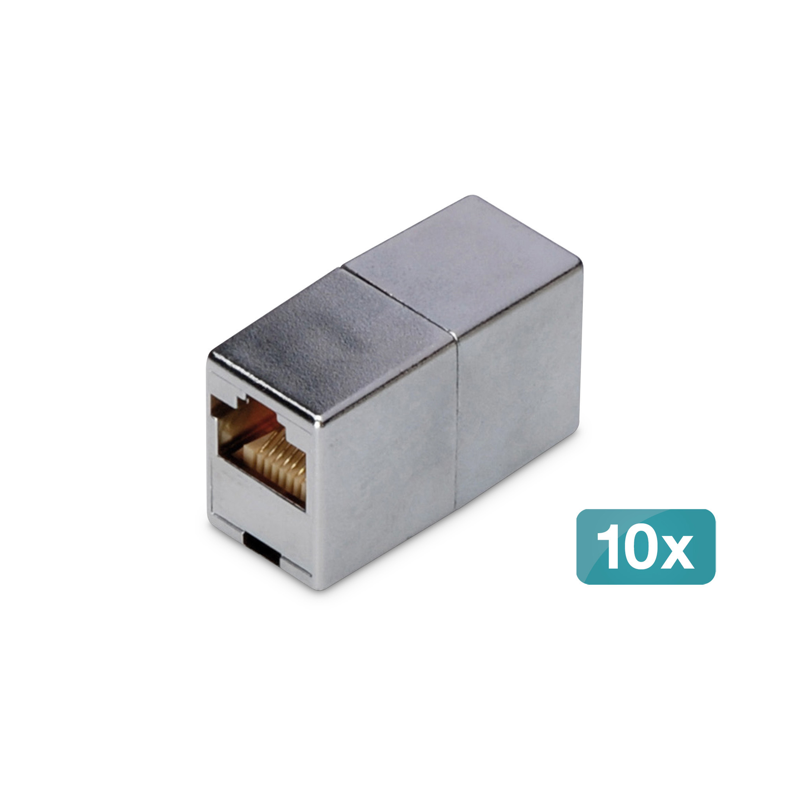 DIGITUS CAT 5e Class D RJ45 Modular Coupling 10 Pcs.