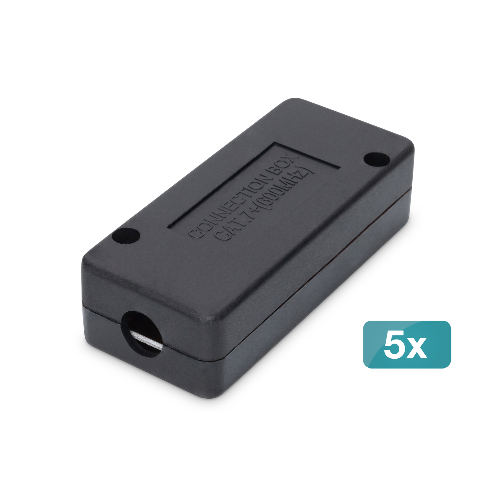 Digitus CAT 7 Connection Module 5 Pcs. Cat7 Black Acrylonitrile Butadiene Styrene (ABS)
