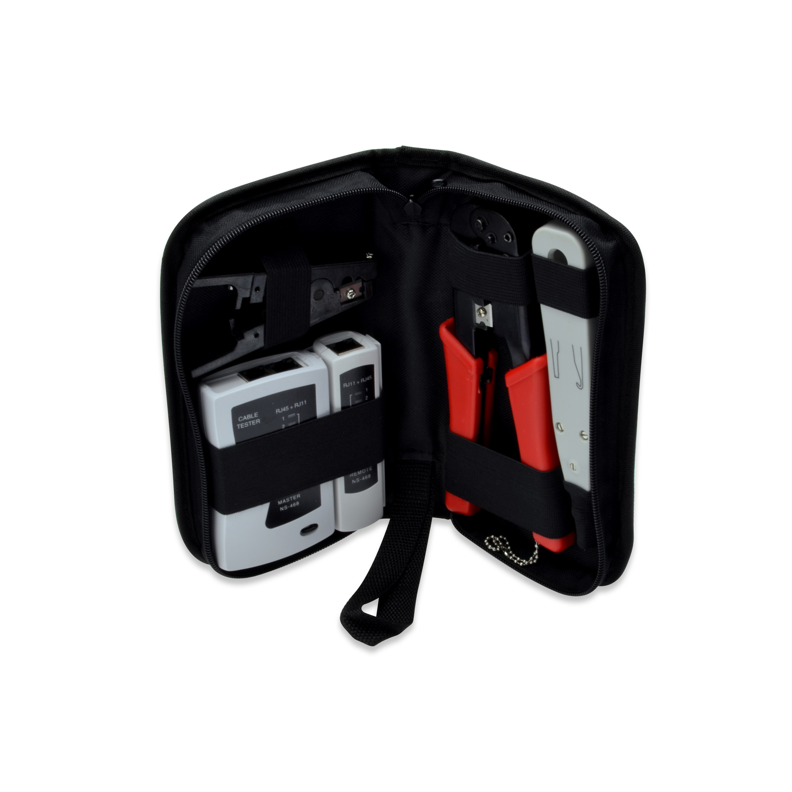 Digitus Network Tool Set LAN Tester Crimping Tool Cut And Stripping Tool Punch down Tool Bag
