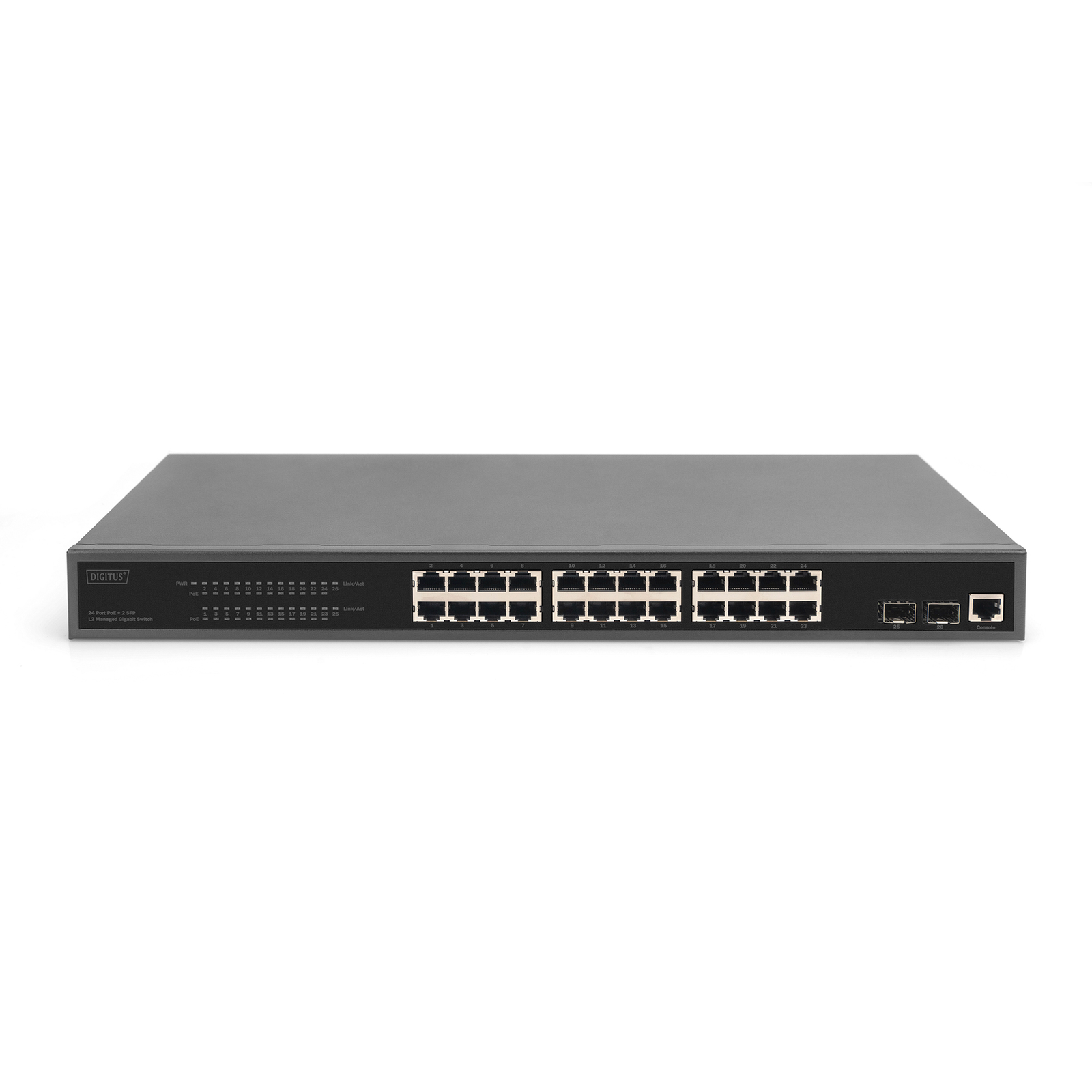 Digitus Switch 24 Port L2 Managed Gigabit Ethernet PoE