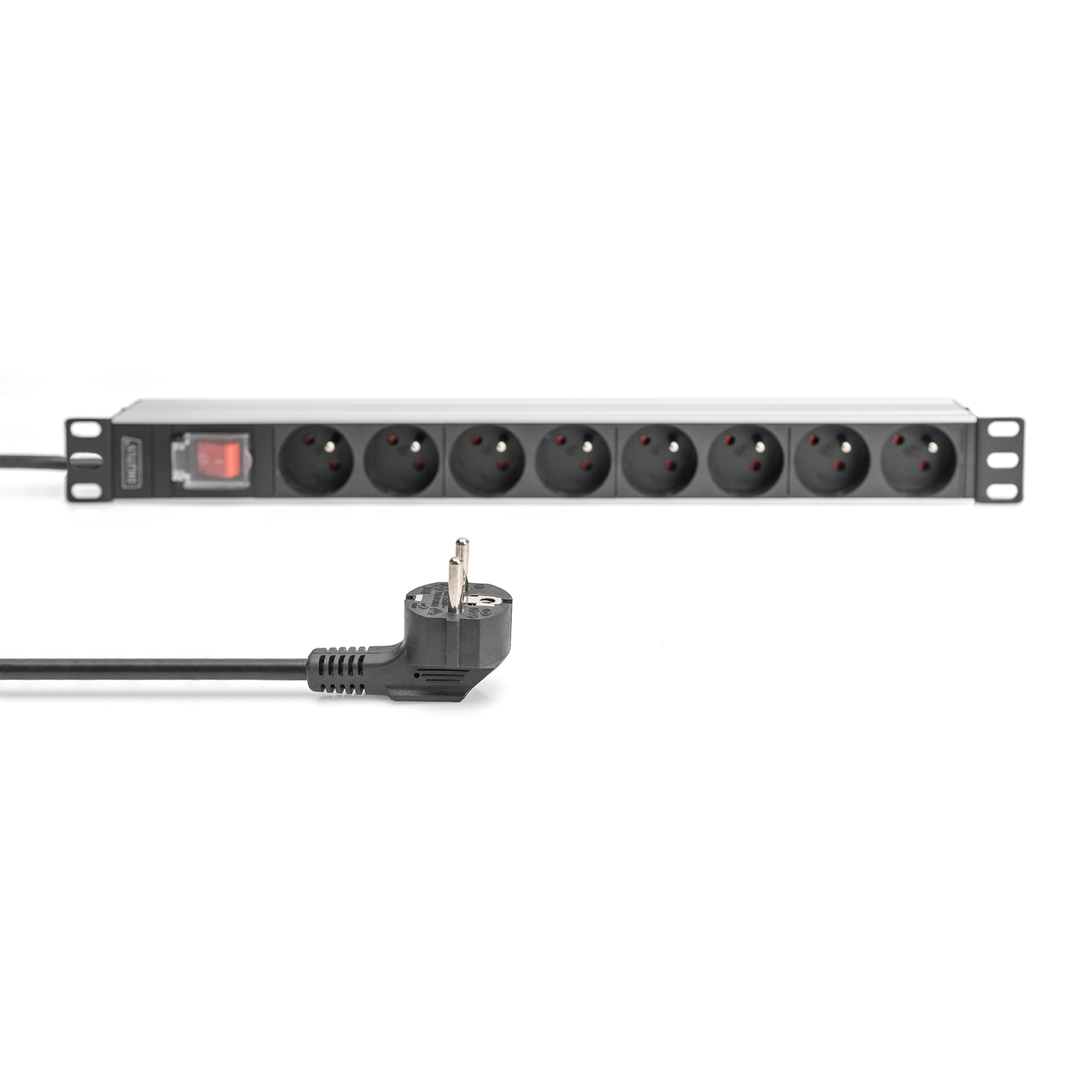 DIGITUS Multiple Socket Outlet Aluminum Profile And Switch 4000 Watt