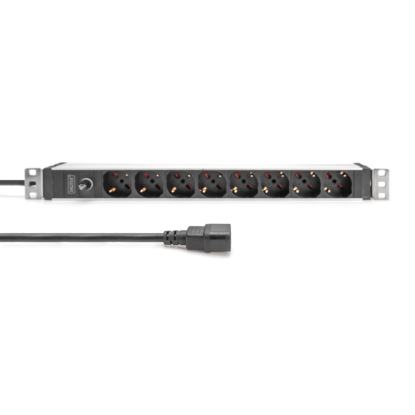 Digitus 8-socket Power Strip 1U PDU IEC C14 Pc.