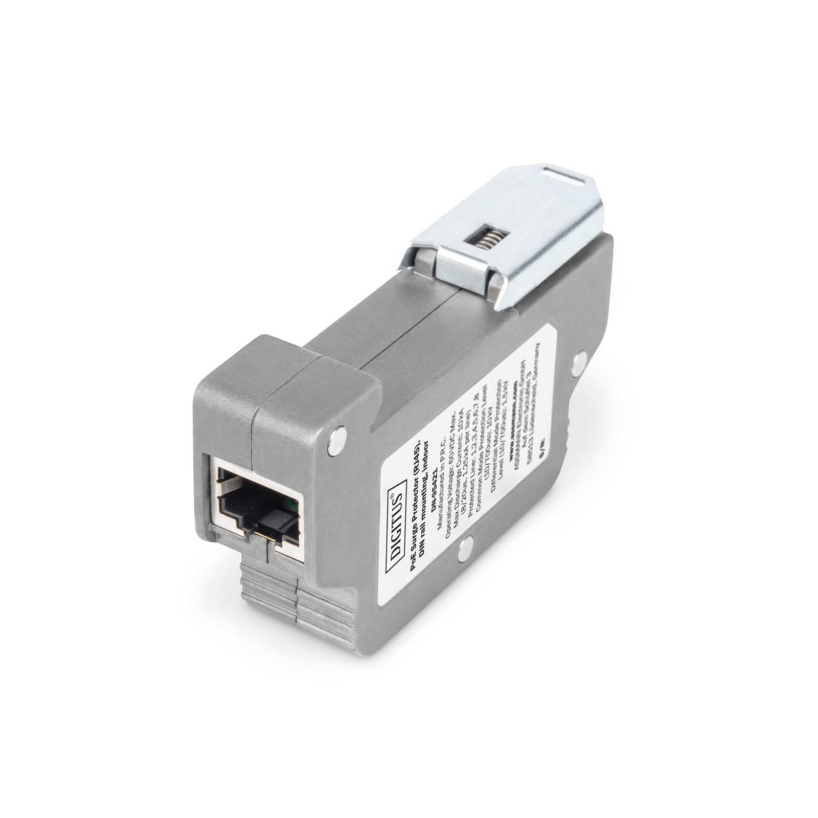 Digitus PoE Surge Predector RJ45 DIN Rail Mount Indoor