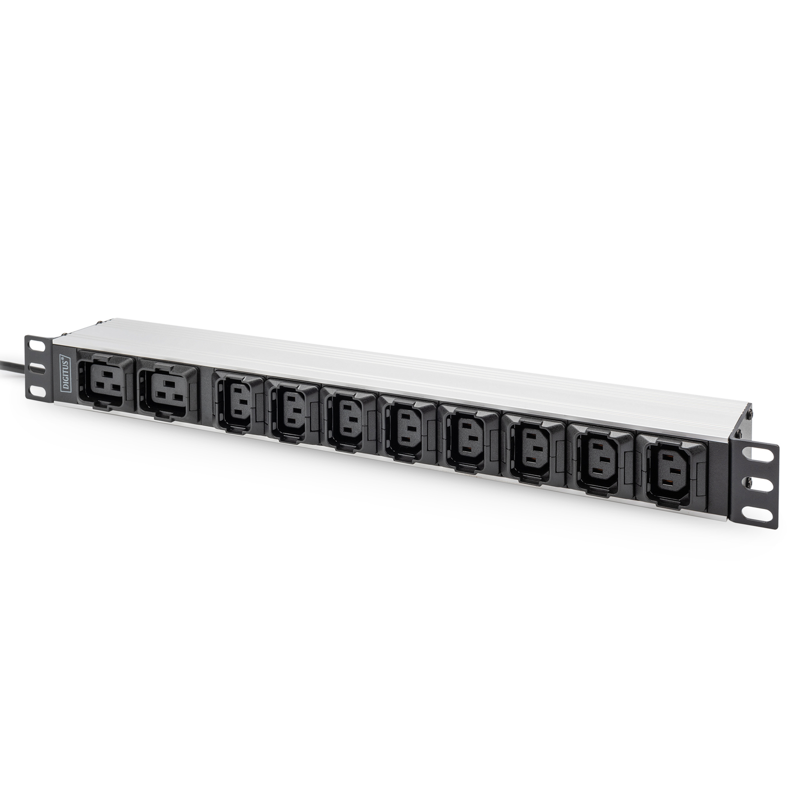 Digitus PDU 1U 8xC13 2xC19 Output 230V/16A Black