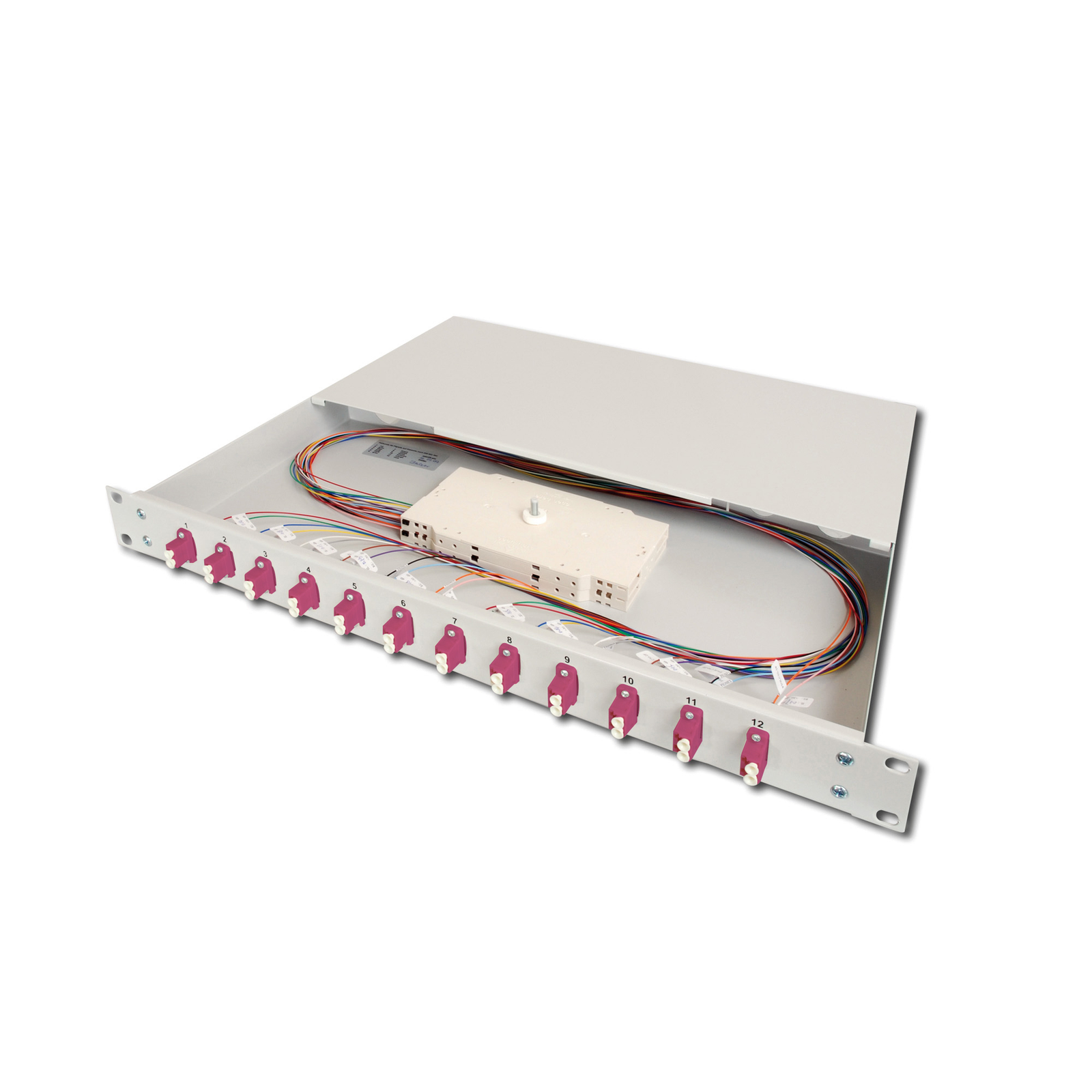 Digitus Fibre Optic Splice Box 1U Equipped LC OM4