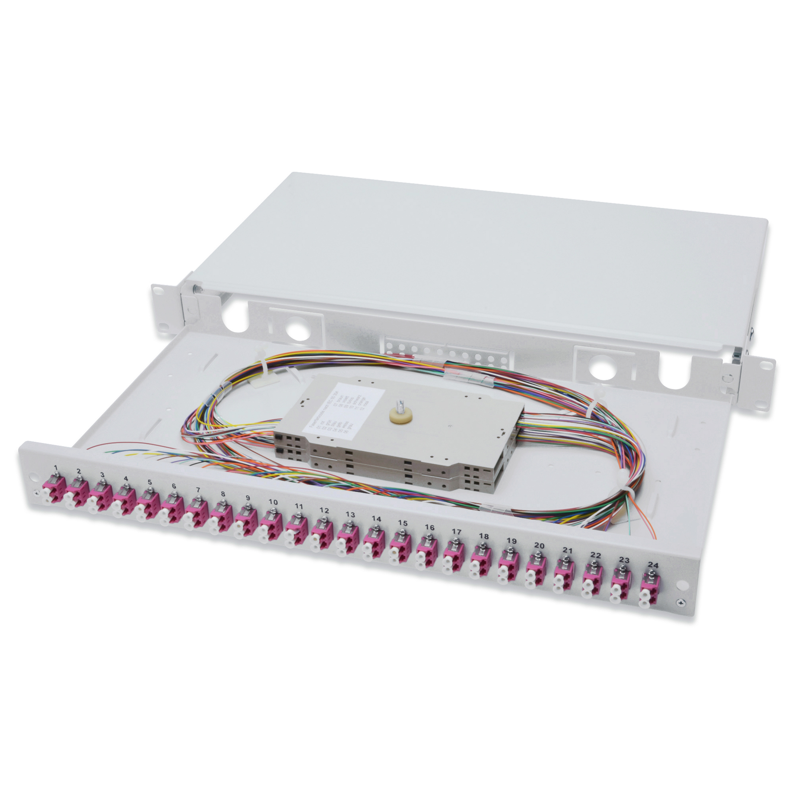 Digitus Fibre Optic Splice Box 1U Equipped LC OM4