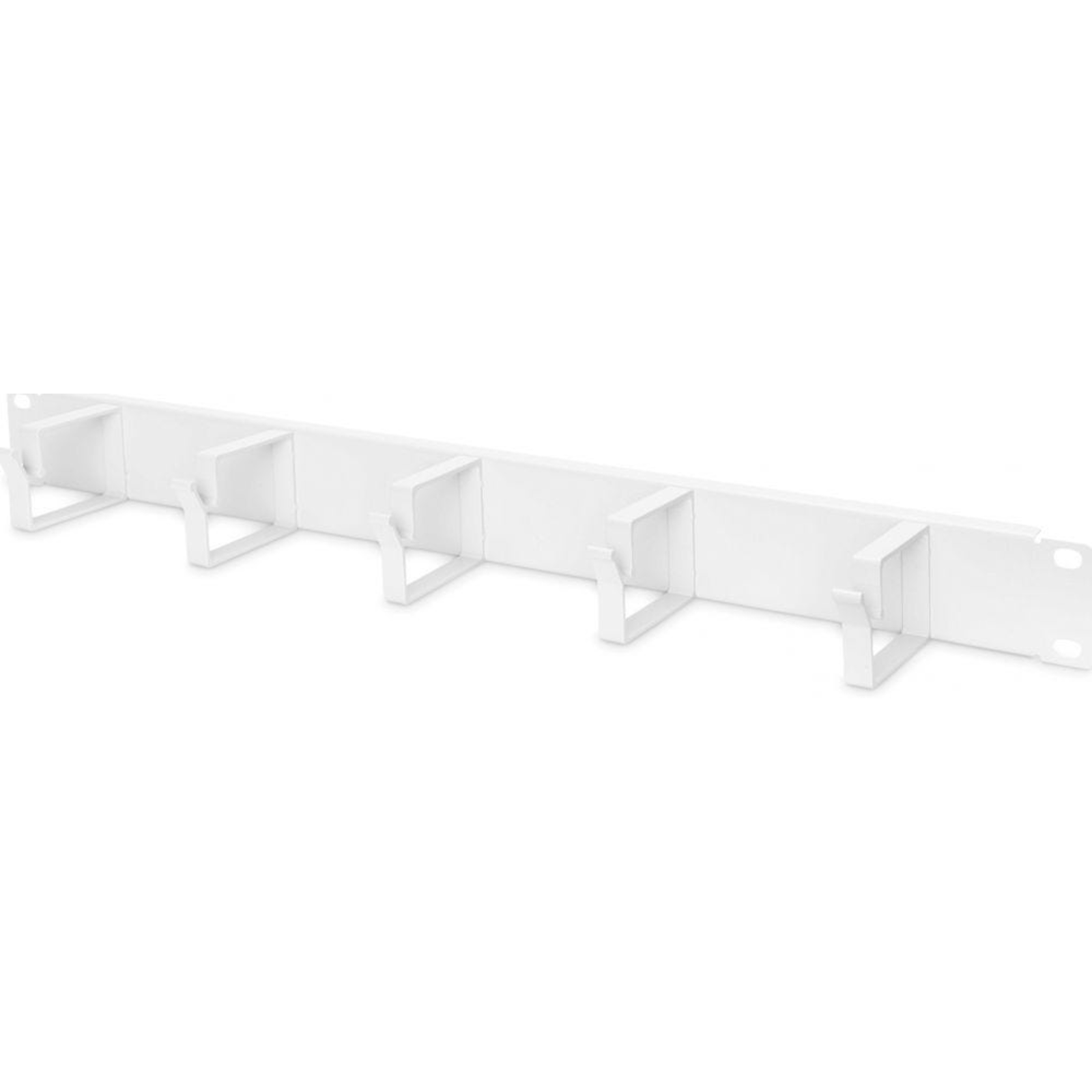 Digitus 1U Cable Management Panel 5x Cable Rings 40x60mm Grey