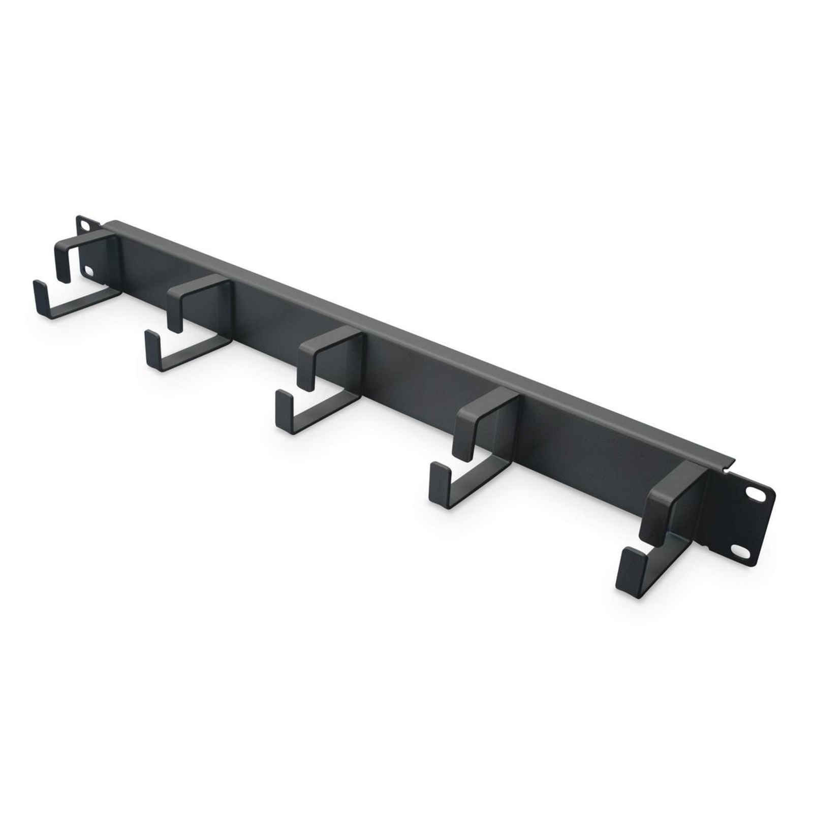 Digitus 1U Cable Management Panel with Cable Rings for 483mm (19 Inch) Cabinets