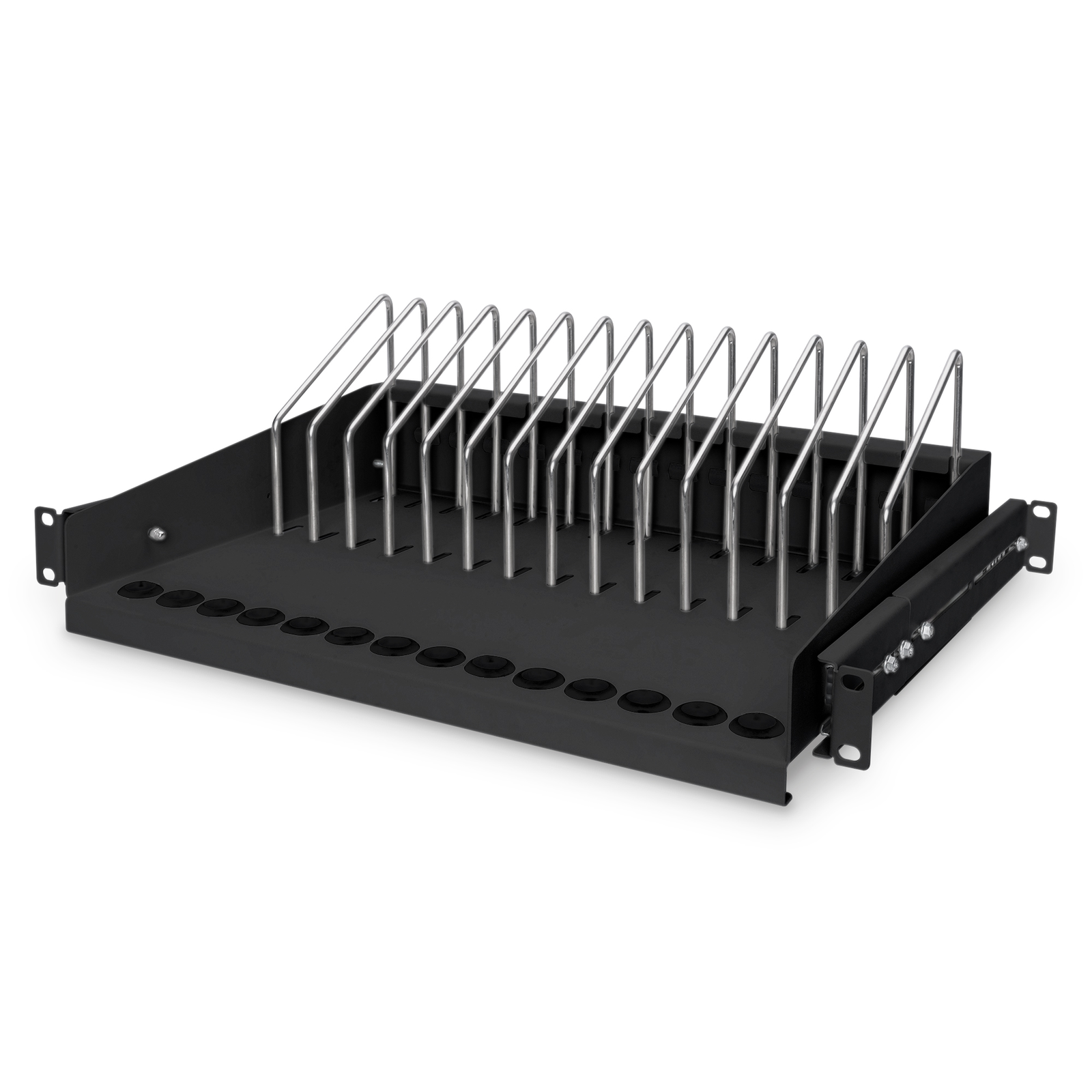 Digitus 19-inch Network Cabinet Equipment Shelf 1U Extendable Variable Mounting Rails Suitable Schr
