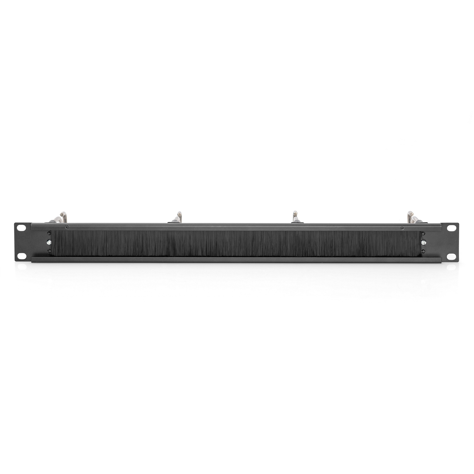 DIGITUS Maneuvering Panel Black 1U for 19 Inch Cabinets