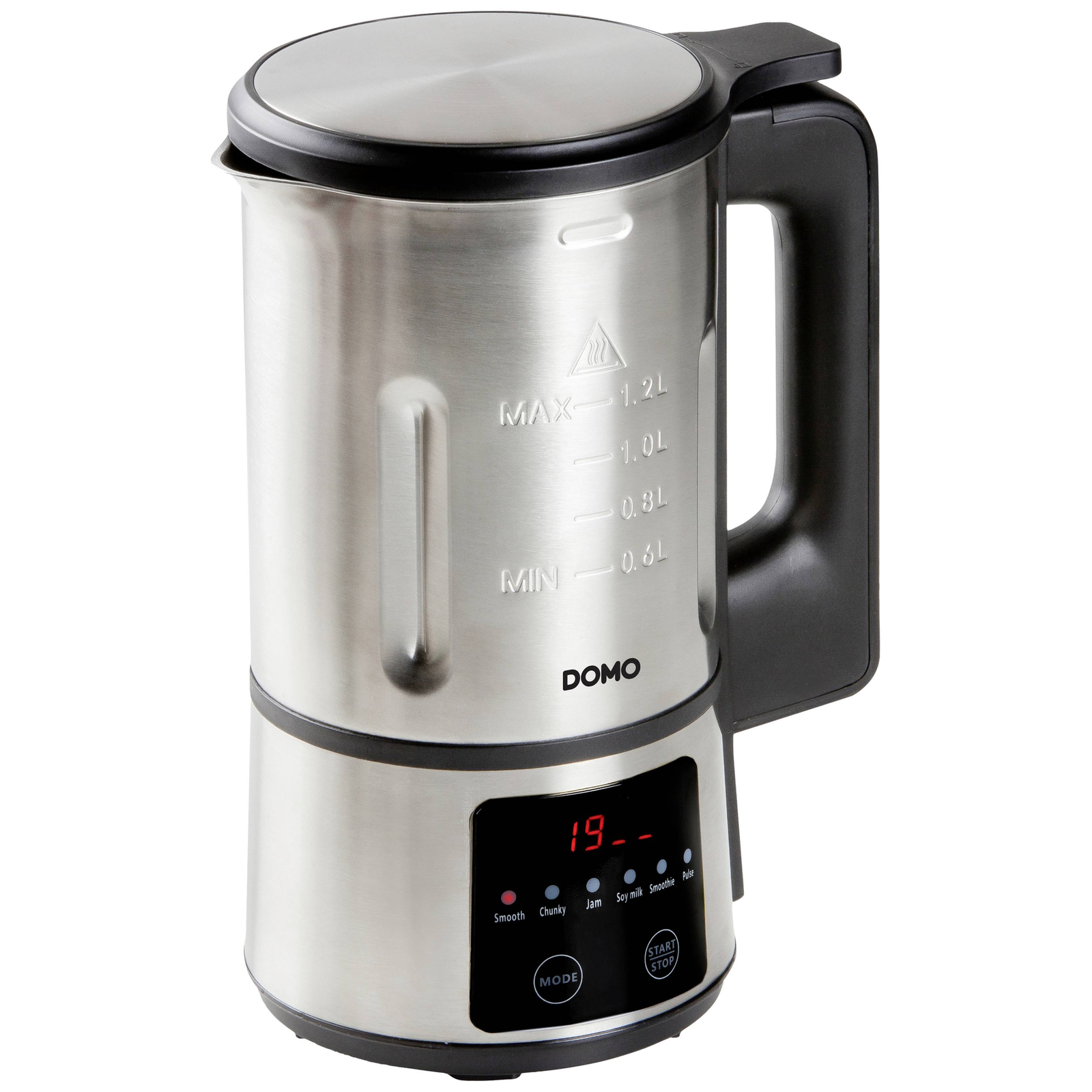 DOMO My Soup Express DO727BL Soup Maker Stainless Steel Black