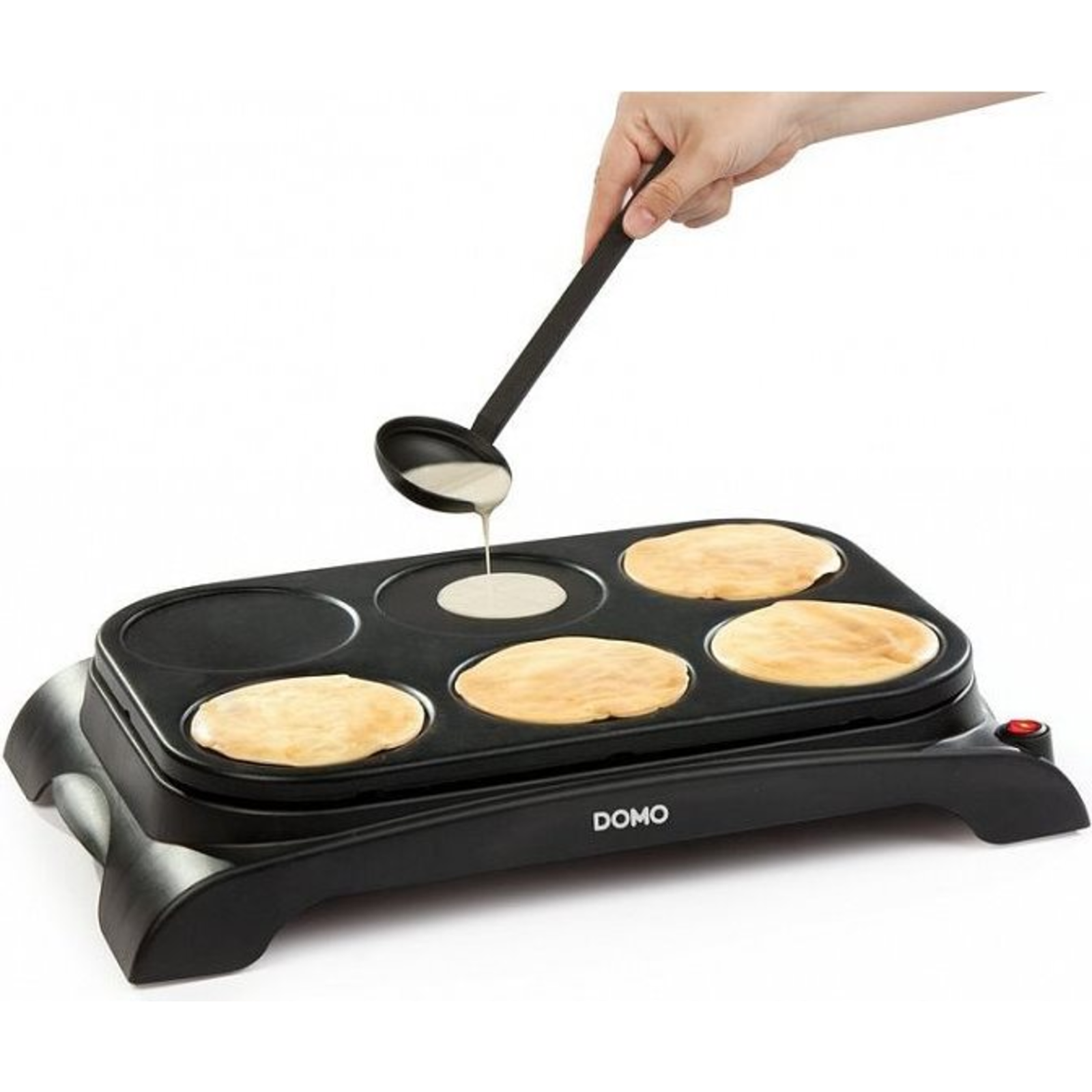 DOMO DO8709P Crpes Maker 6 Pans
