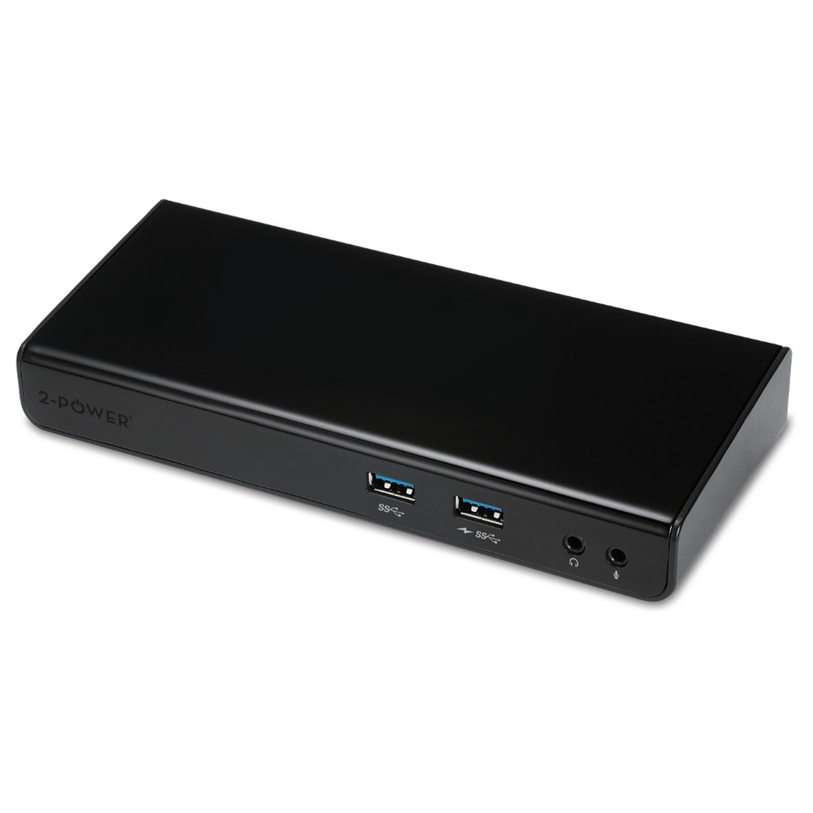 2-POWER USB-A 3.0 Dual 2K Display Dock + Power Cable. UK,EU. Universal USB 3.0 Laptop Docking
