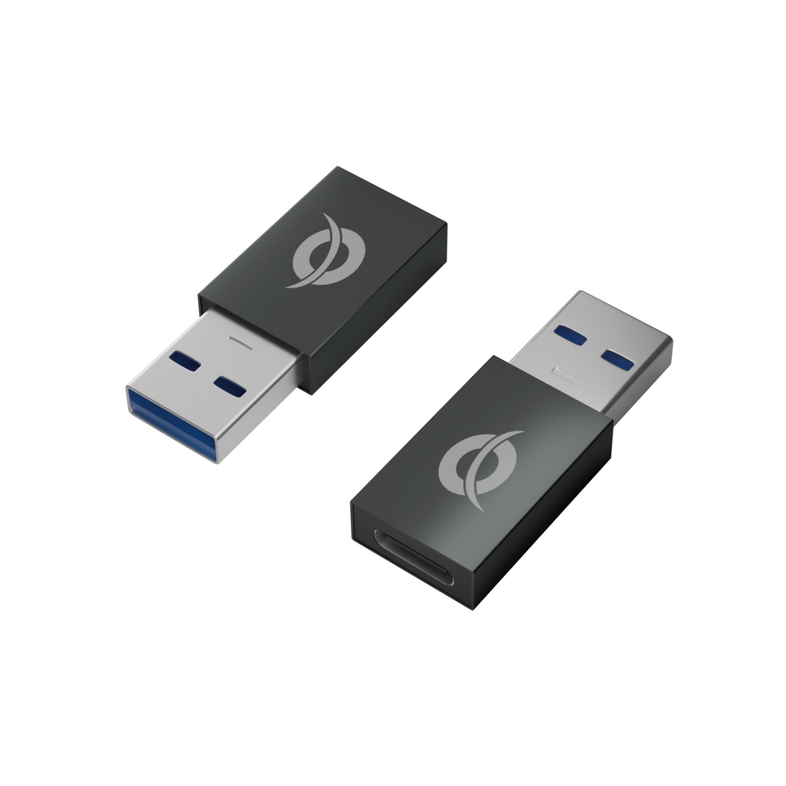 Conceptronic Adapter USB-C USB-A 3.0.2 Pieces Grey Adapter