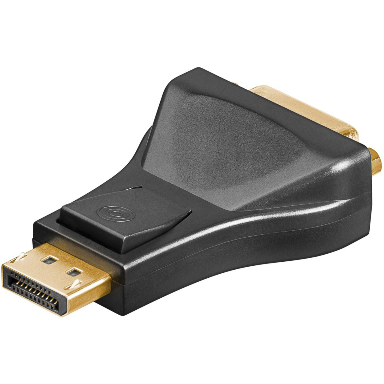 Micro Connect Adapter Displayport to DVI M-FBlack DVI-I 24+5 Dual Link