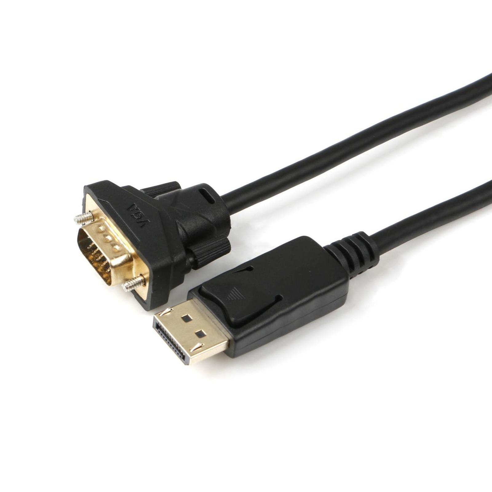 Micro Connect Displayport to VGA Cable 2m Displayport Version 1.2 Black