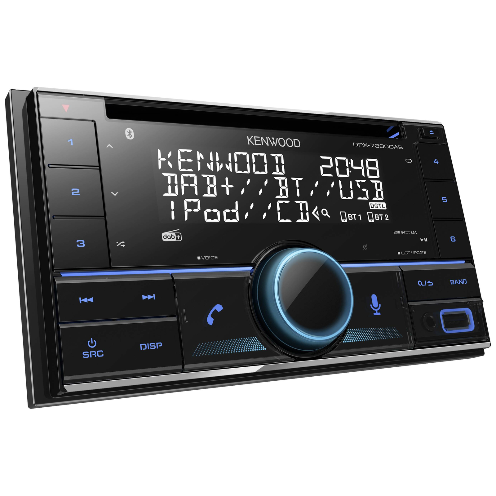 Kenwood DPX-7300DAB Double DIN Car Radio Connection for Steering Wheel Remote Control DAB+ Tuner