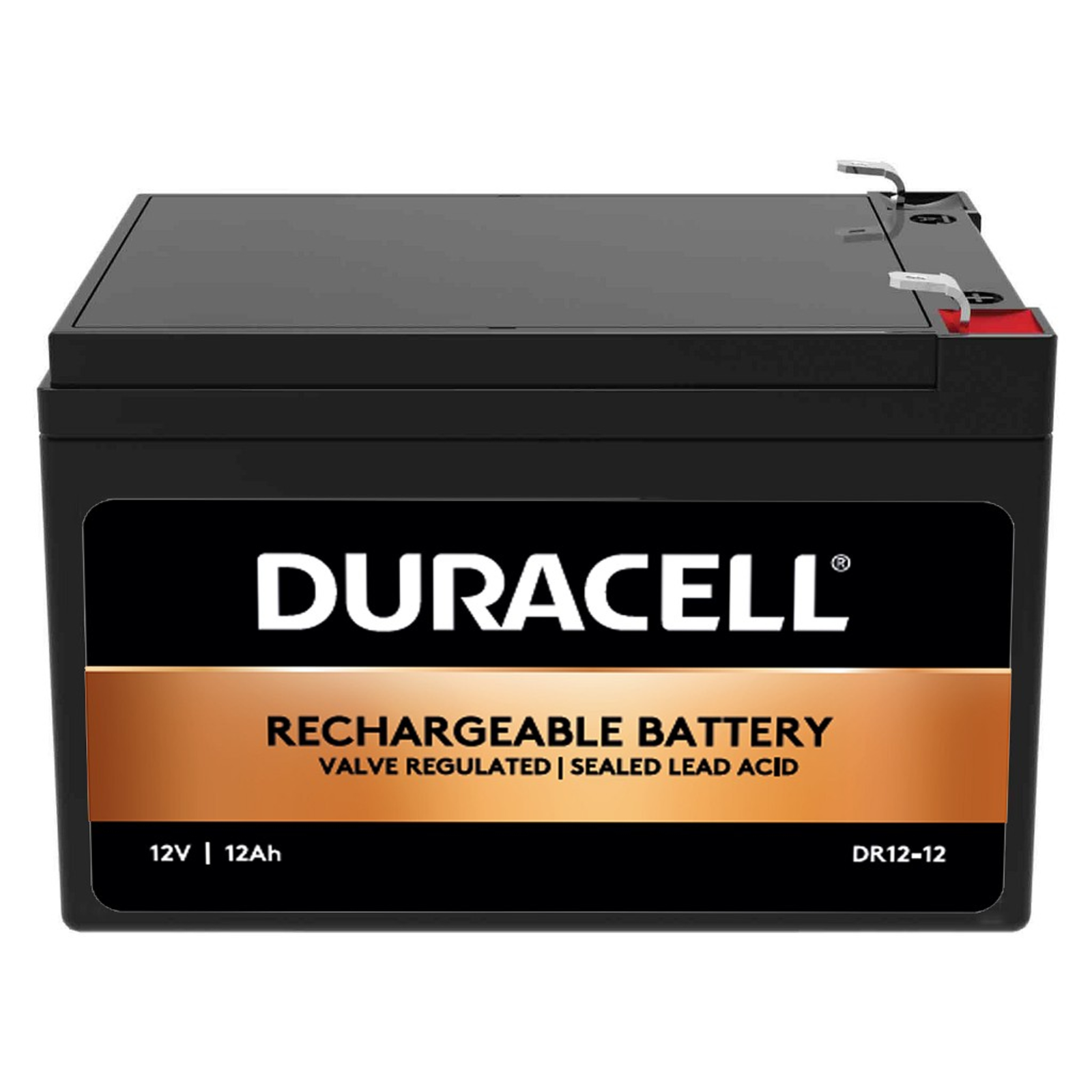 Duracell DR12-12 Sealed Lead Acid (VRLA) 12 V Black 12 Ah 12000 MAh 144 Wh