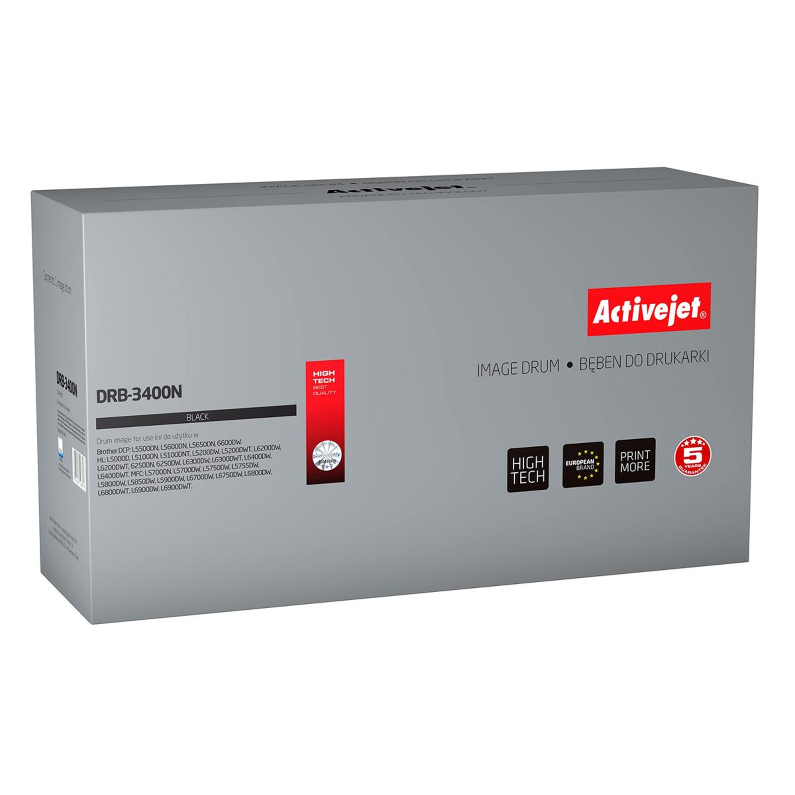Activejet DRB-3400N Replacement DR-3400 Supreme 50000 Pages Black
