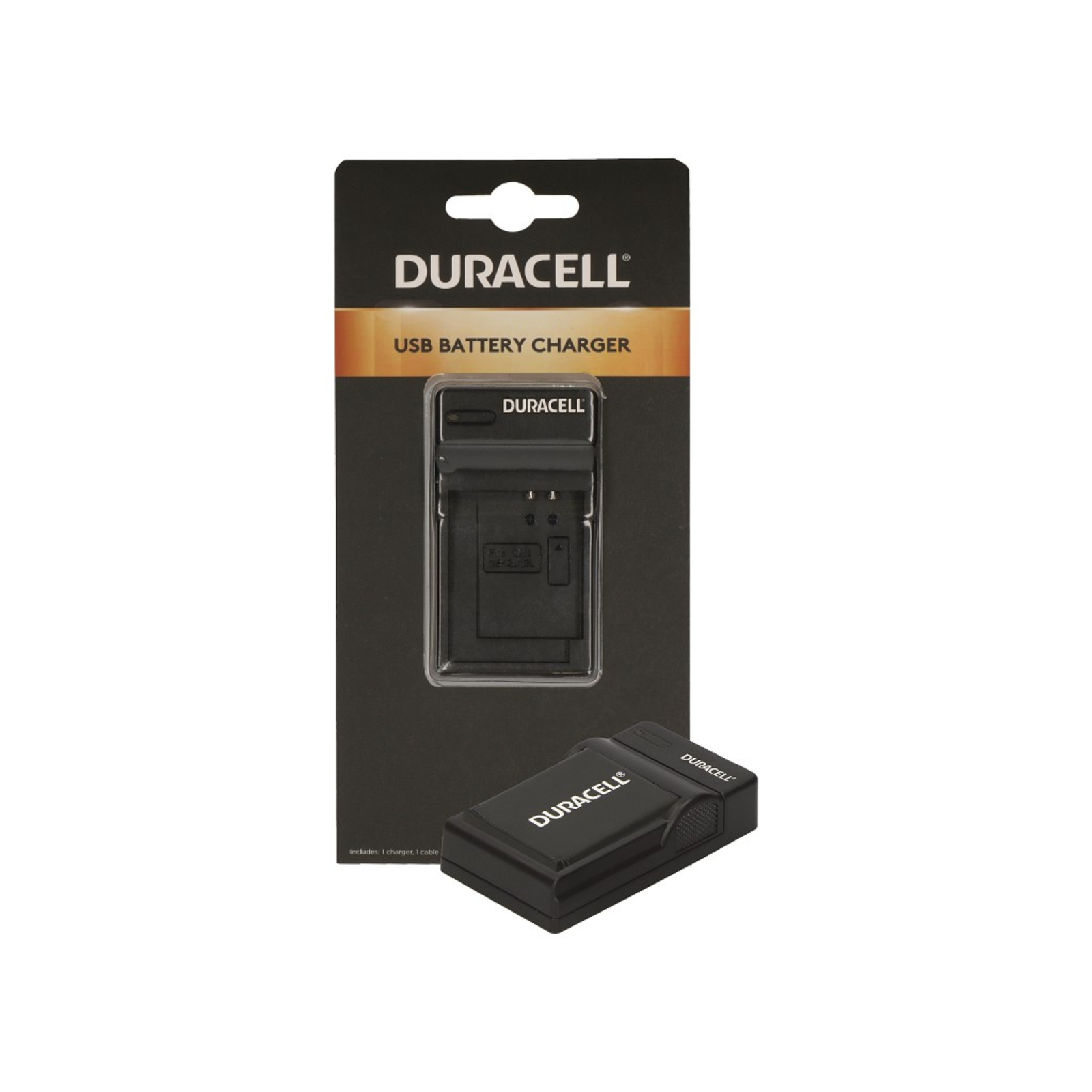 Duracell Charger with USB Cable for GoPro Hero 5 And 6 Battery