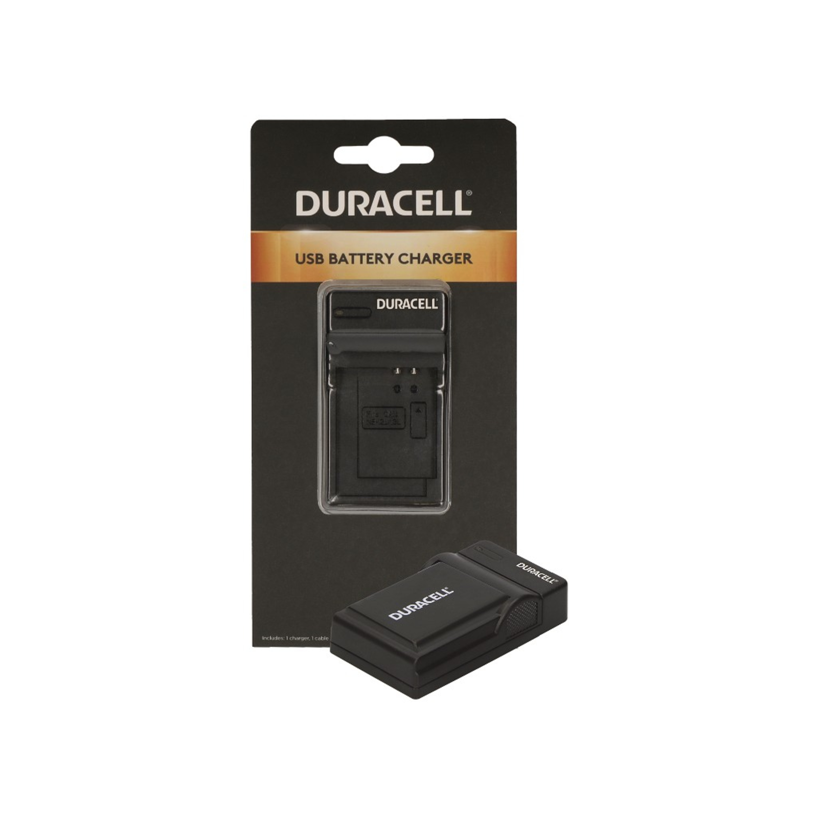 Duracell Charger with USB Cable for DRNEL14/EN-EL14