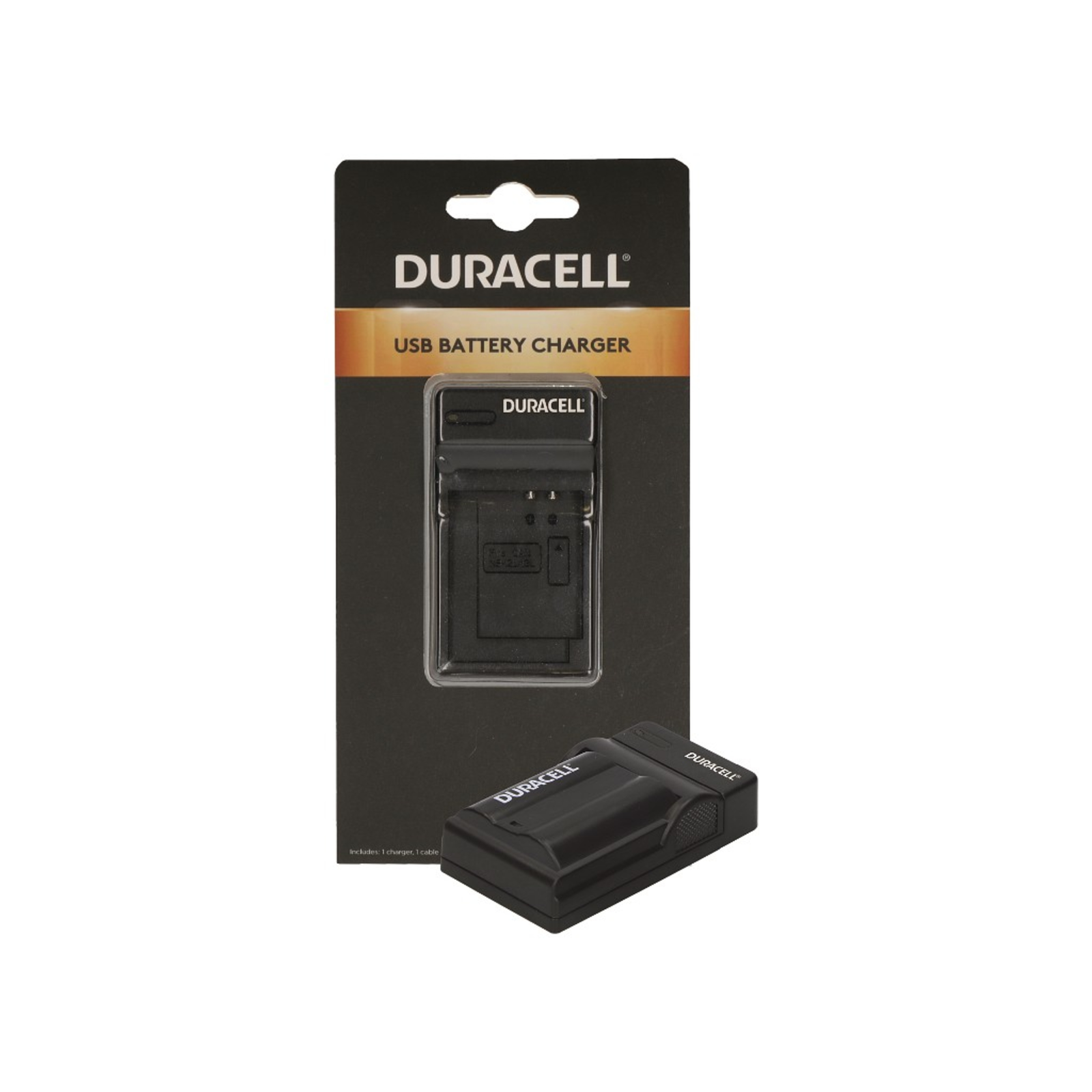 Duracell Charger with USB Cable for DRNEL15/EN-EL15