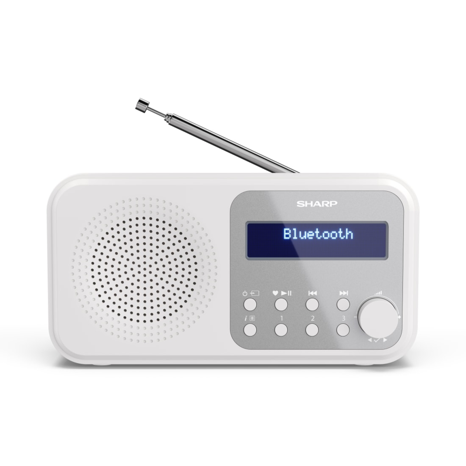 Sharp Tokyo DR-P420 Portable DAB Radio Snow White