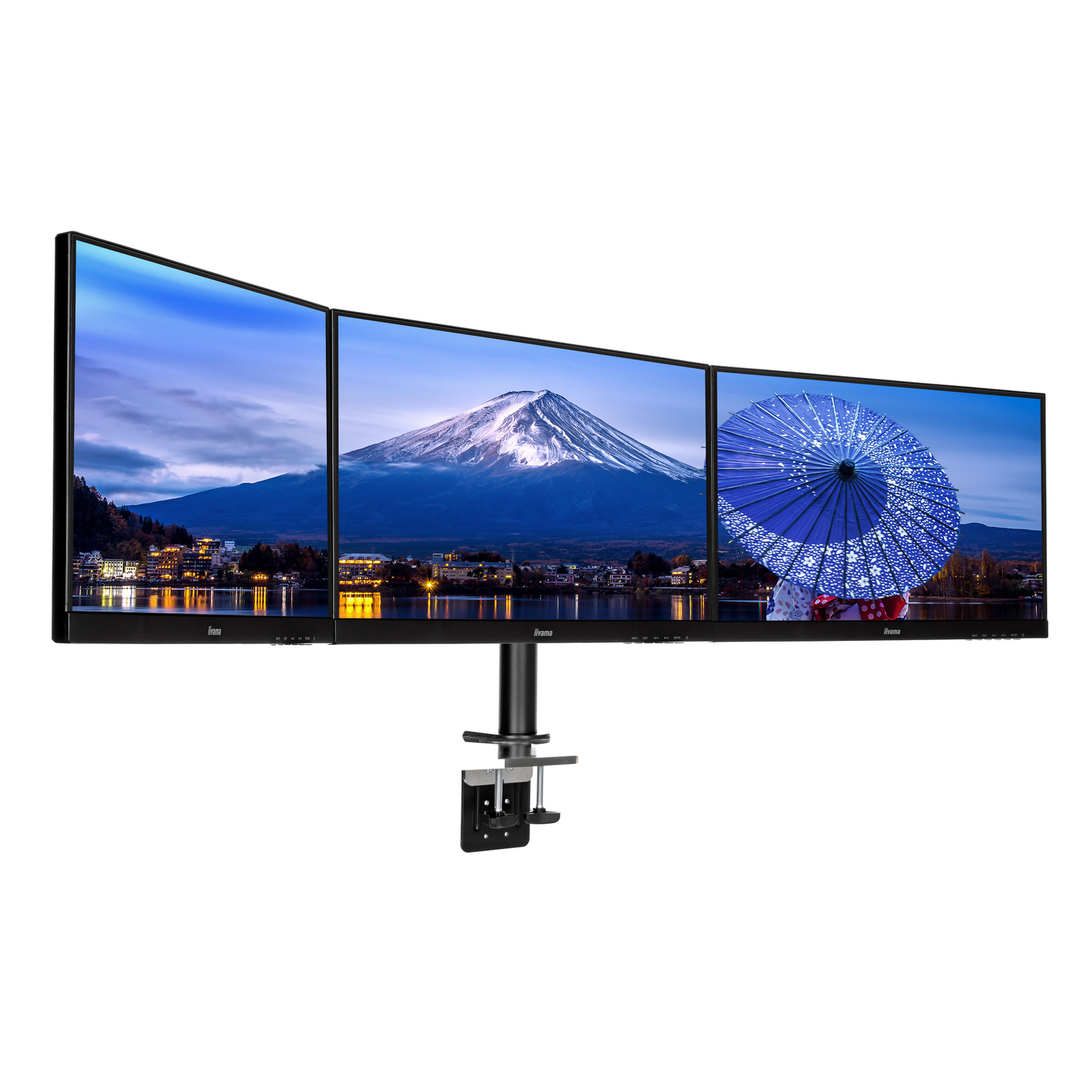 iiyama DS1003C-B1 Triple-Monitorarm 27inch