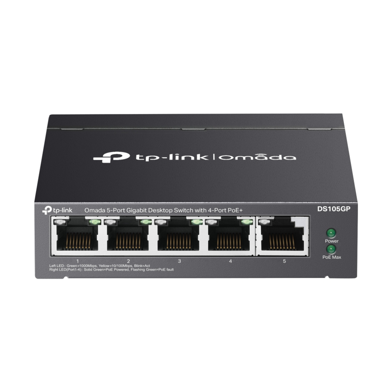 TP-LINK OMADA 5-PORT GIGABIT DESKTOP SWITCH with 4-PORT POE+