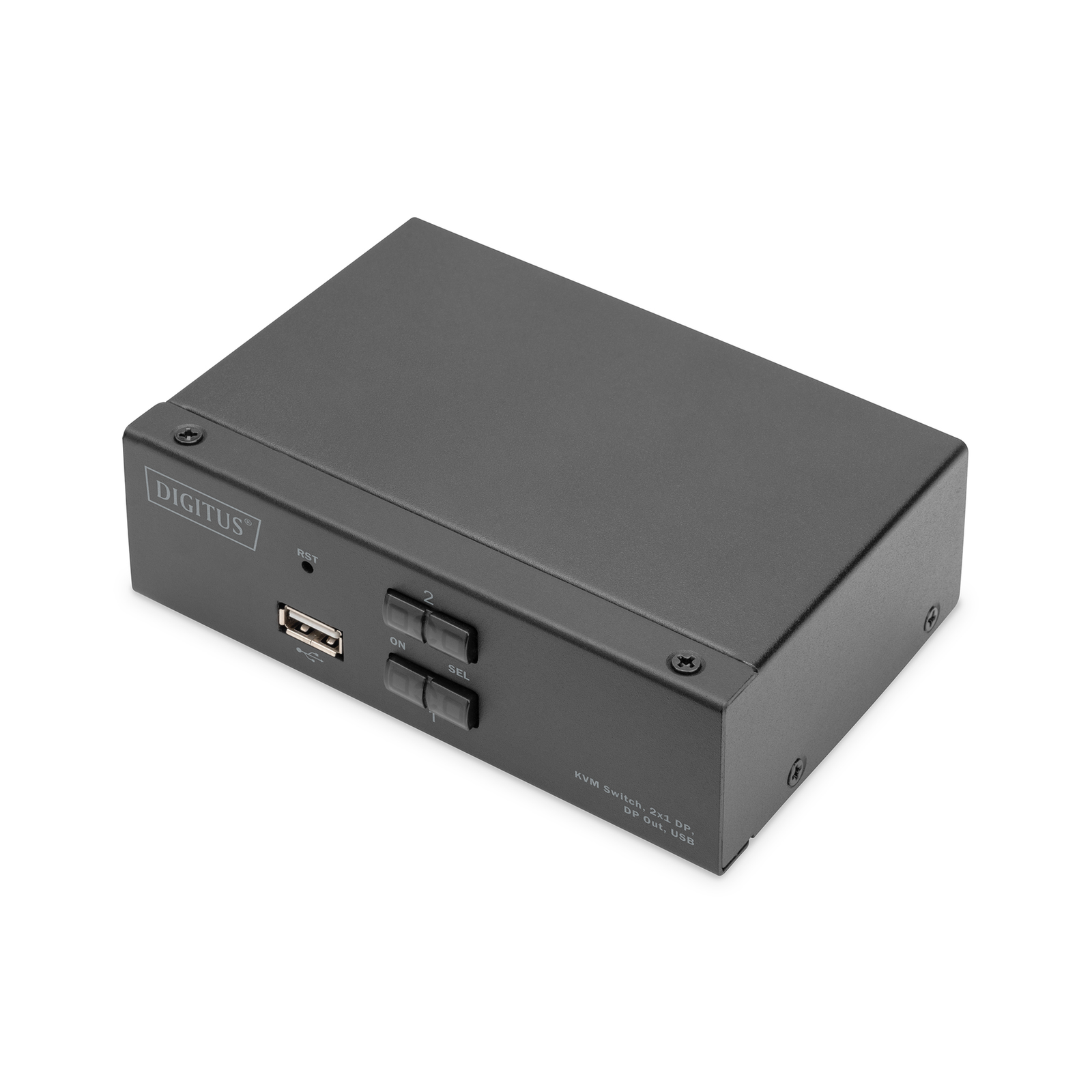 Digitus KVM Switch 4K60HZ 2x1 DP in 1x DP USB Out