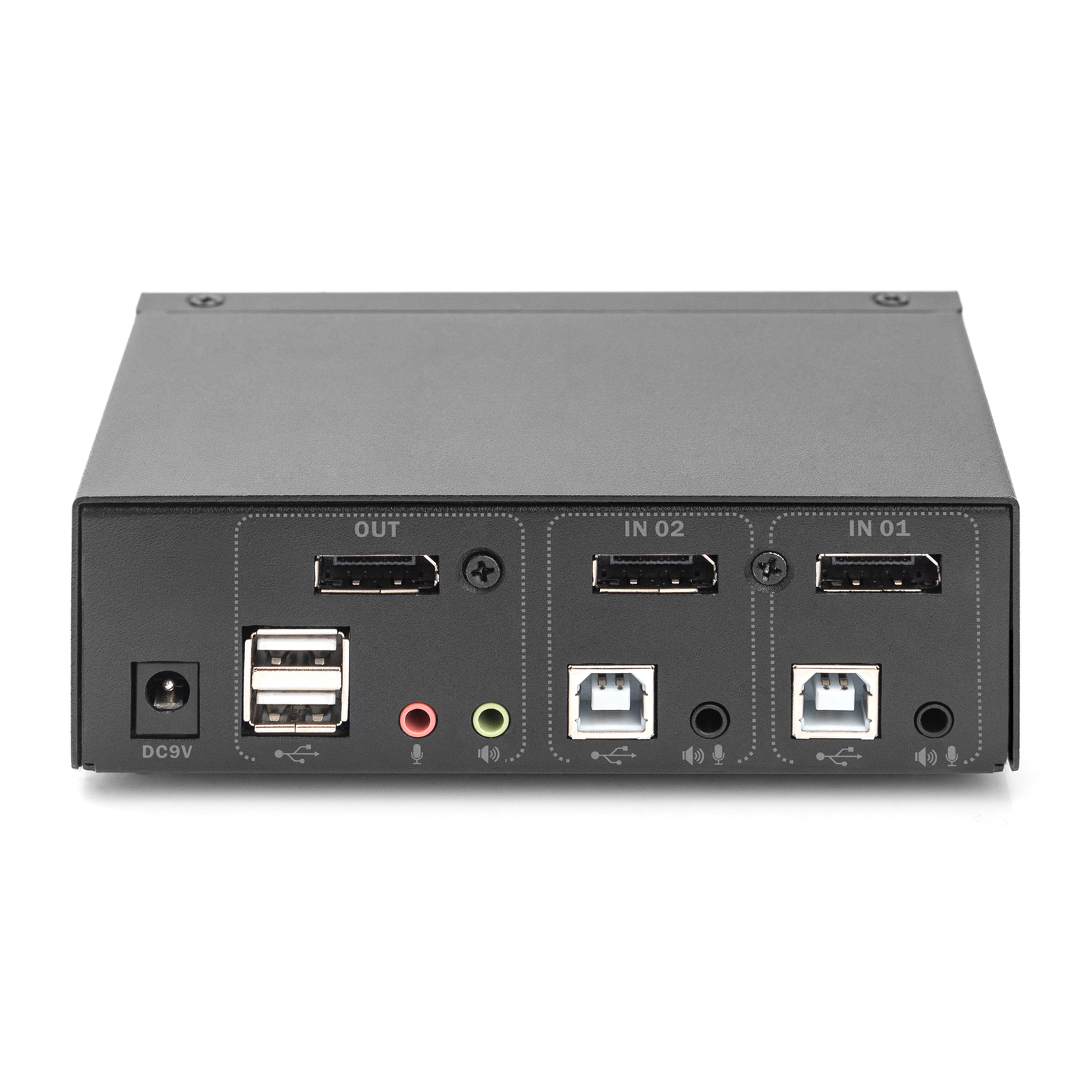 Digitus KVM Switch 4K60HZ 2x1 DP in 1x DP USB Out