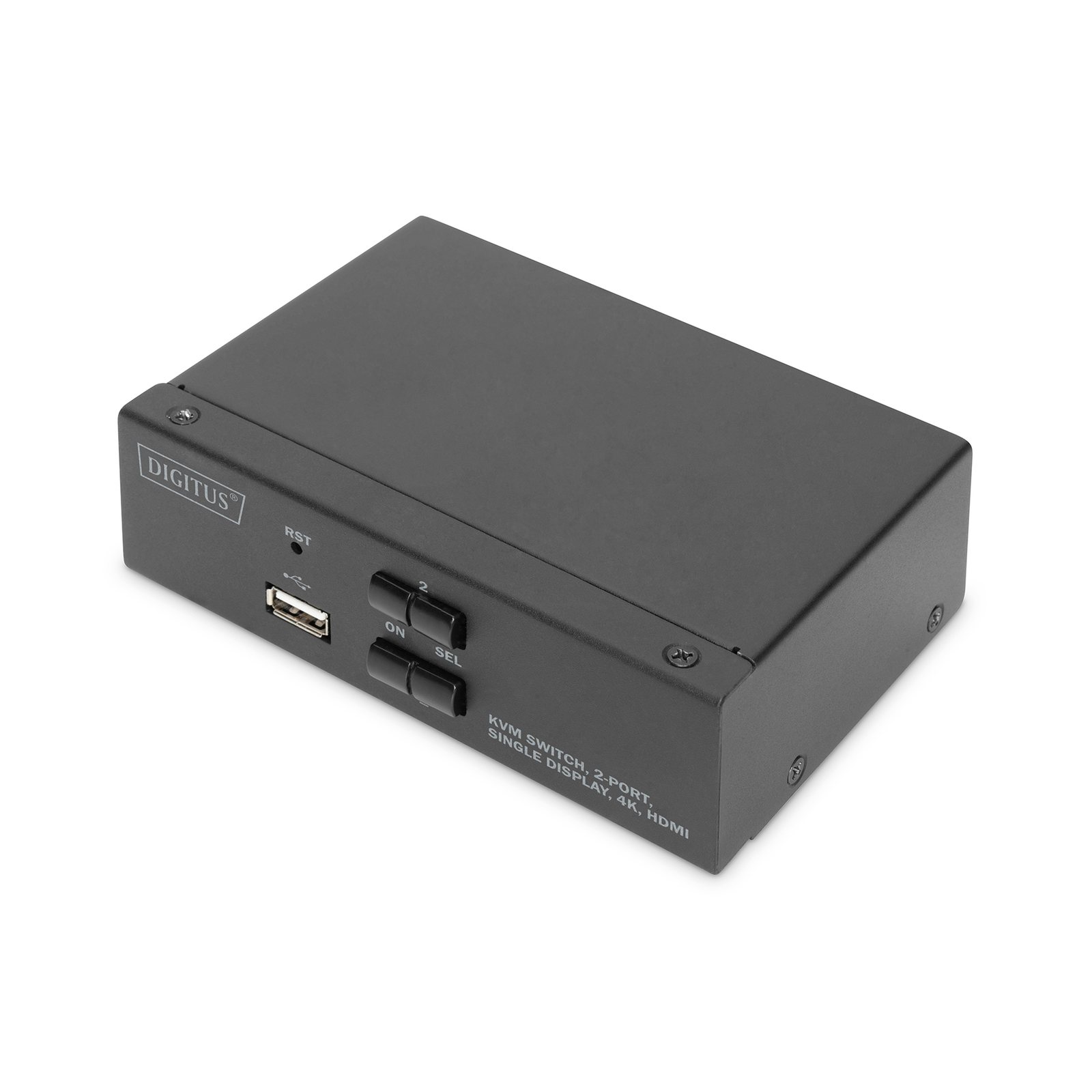 Digitus KVM Switch 2-port Single Display 4K HDMI