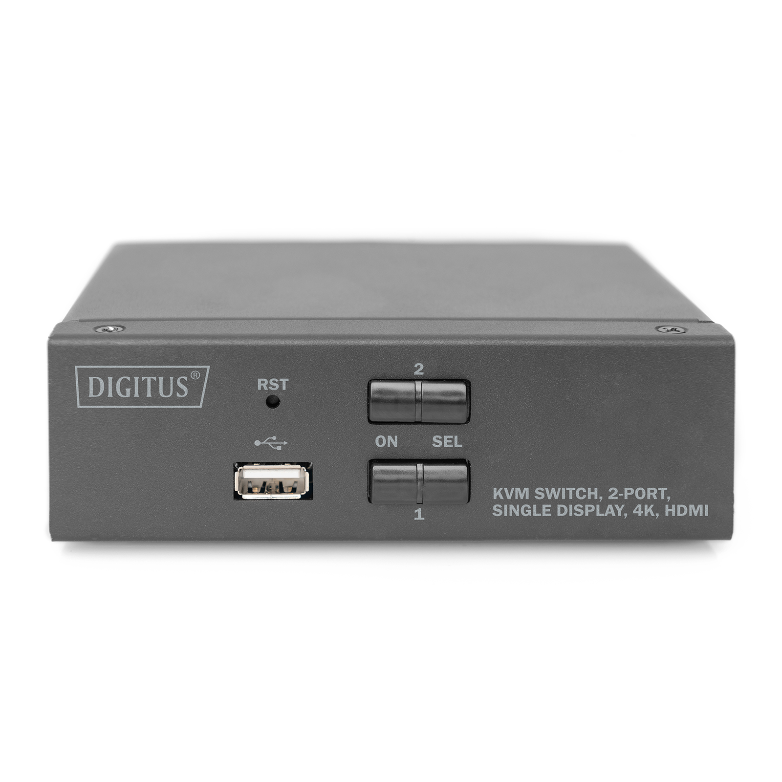 Digitus KVM Switch 2-port Single Display 4K HDMI