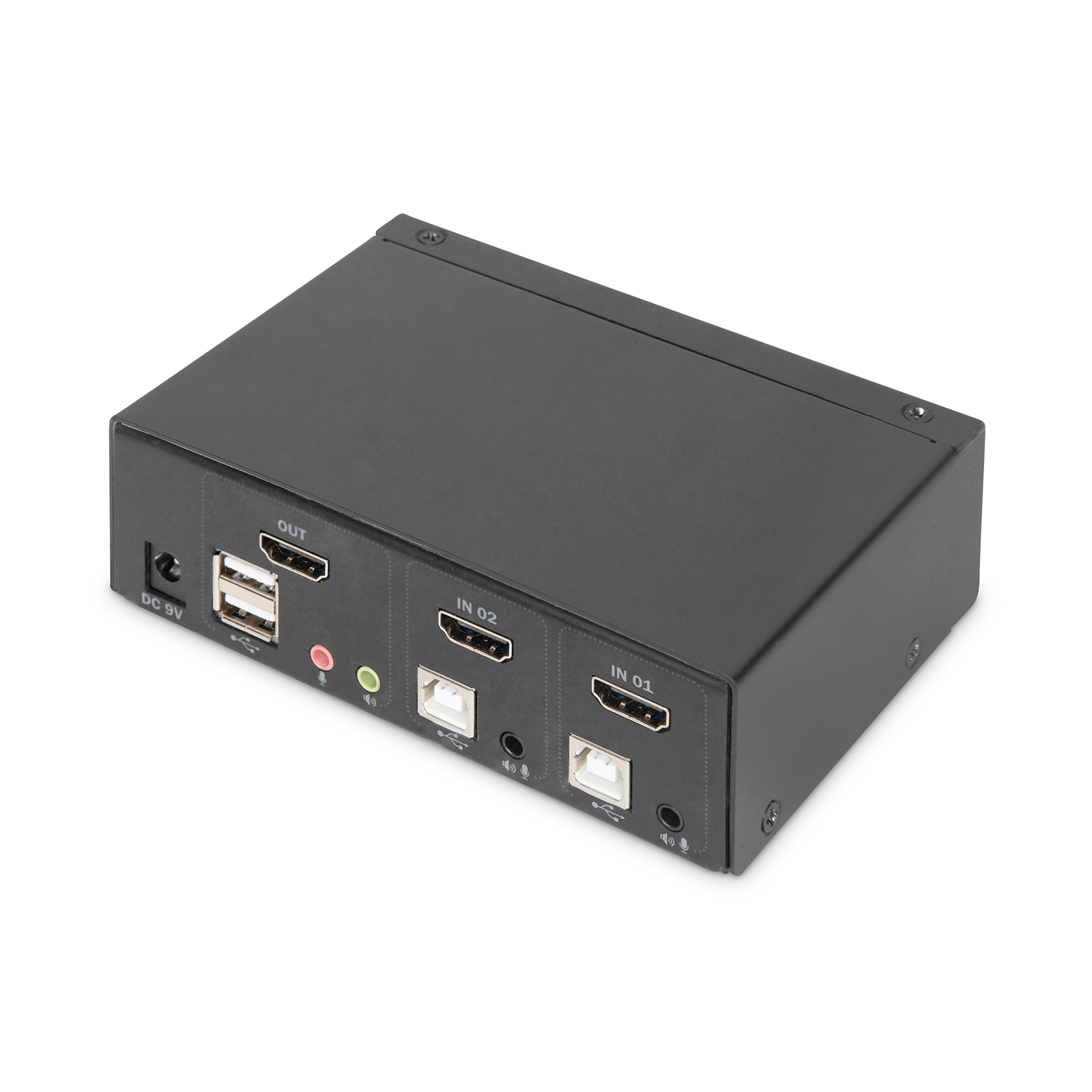 Digitus KVM Switch 2-port Single Display 4K HDMI