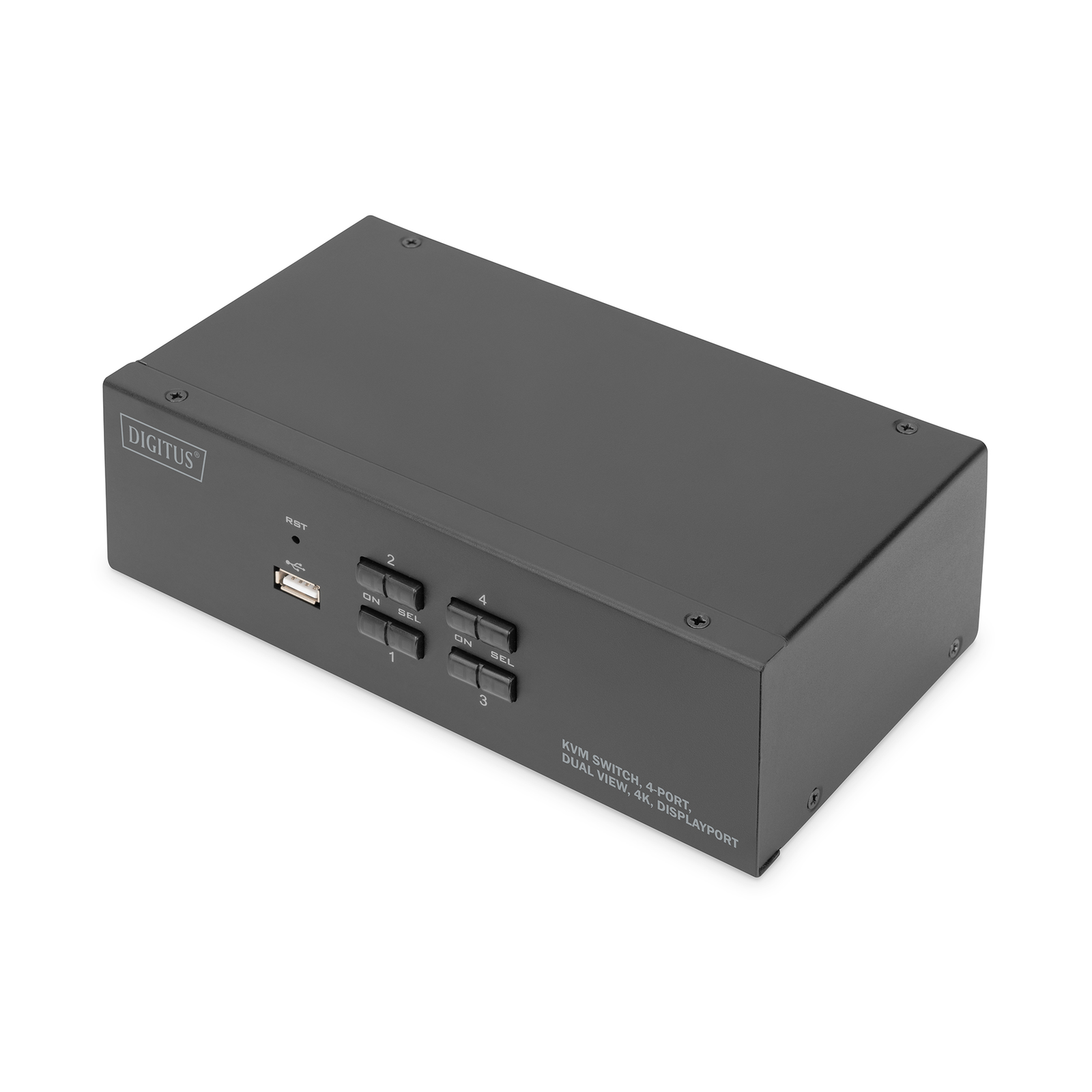 Digitus KVM Switch 4-port Dual Display 4K DisplayPort