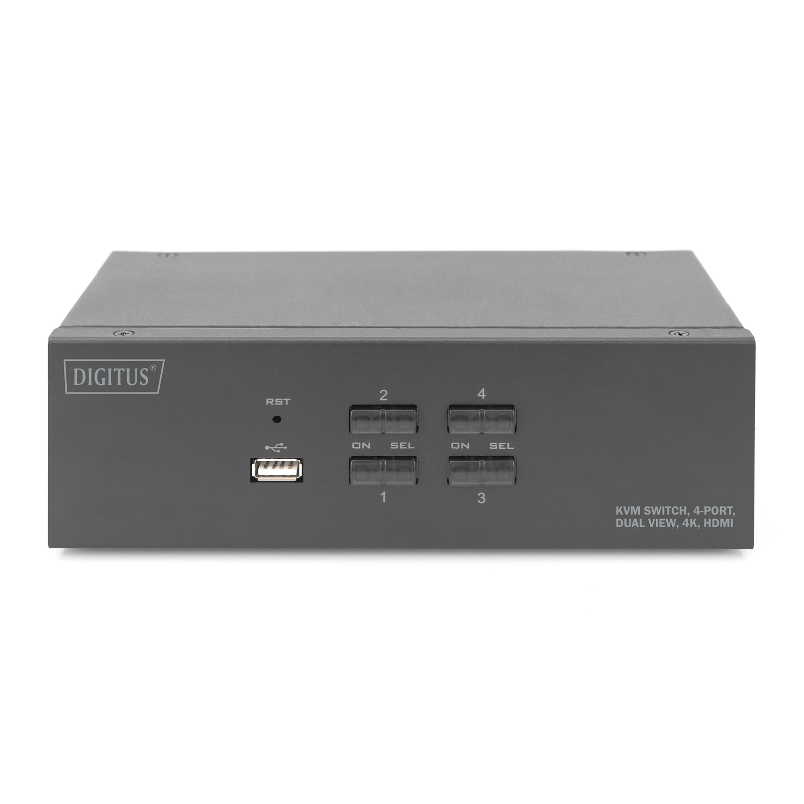 Digitus KVM Switch 4-port Dual Display 4K HDMI
