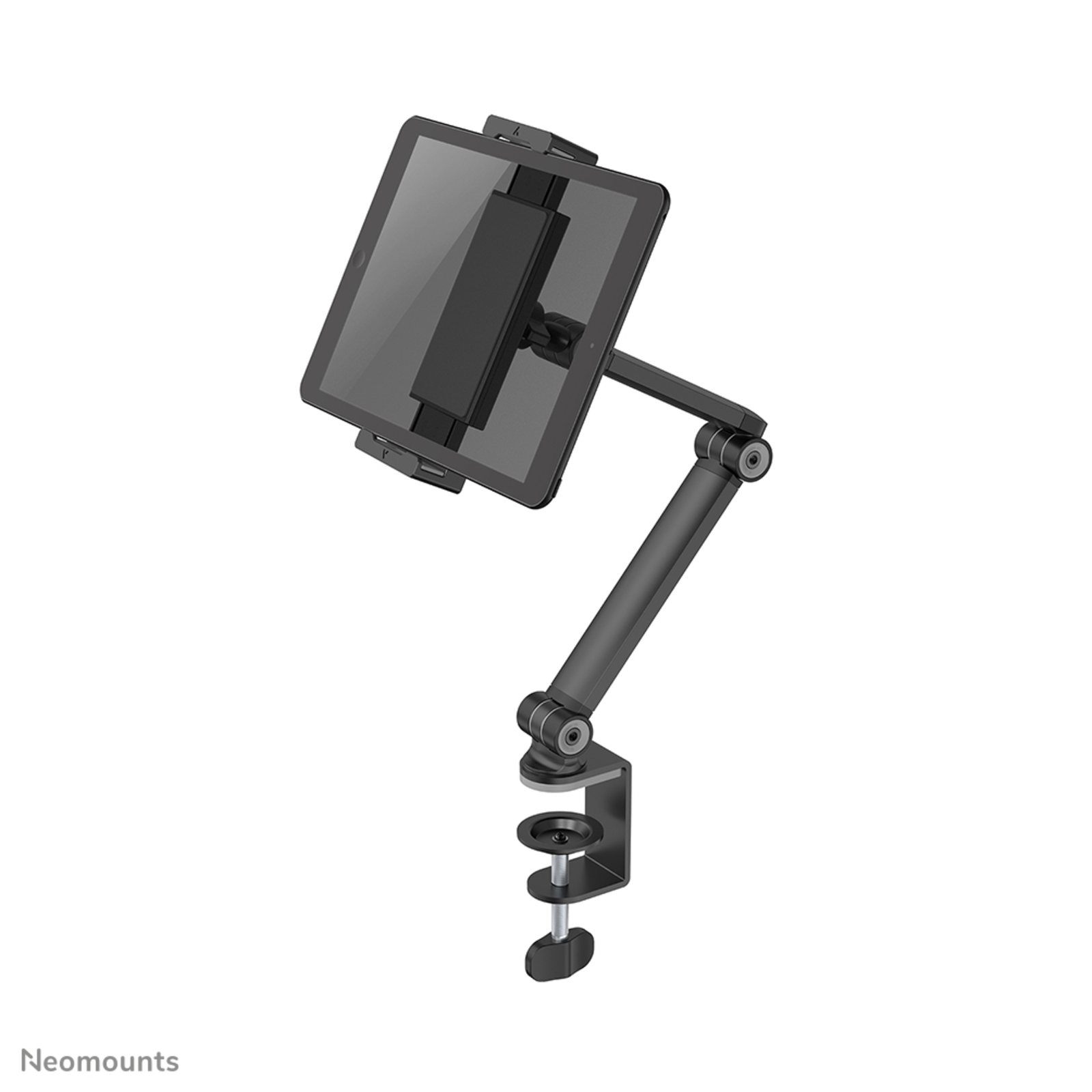 Neomounts Tablet Stand with 3 Pivot Points 4.7 12.9 Max 1kg- Table Mount Black
