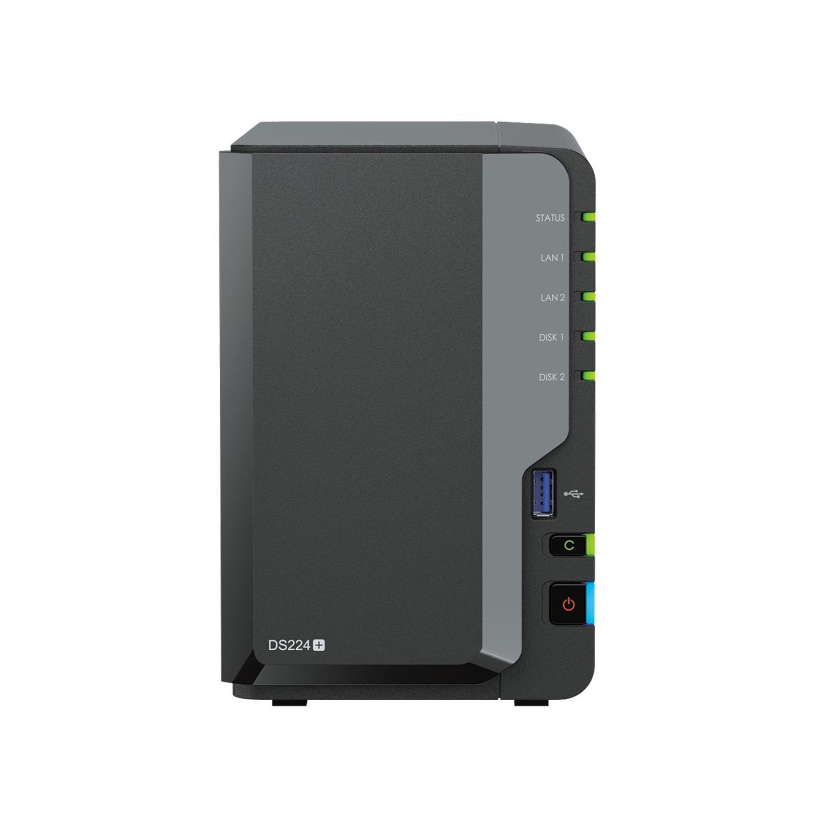 Synology DiskStation NAS 2-Bay 2.5Inch 3.5Inch SATA HDD SSD- 2x Gigabit LAN- 2x USB 3.0- 2GB RAM