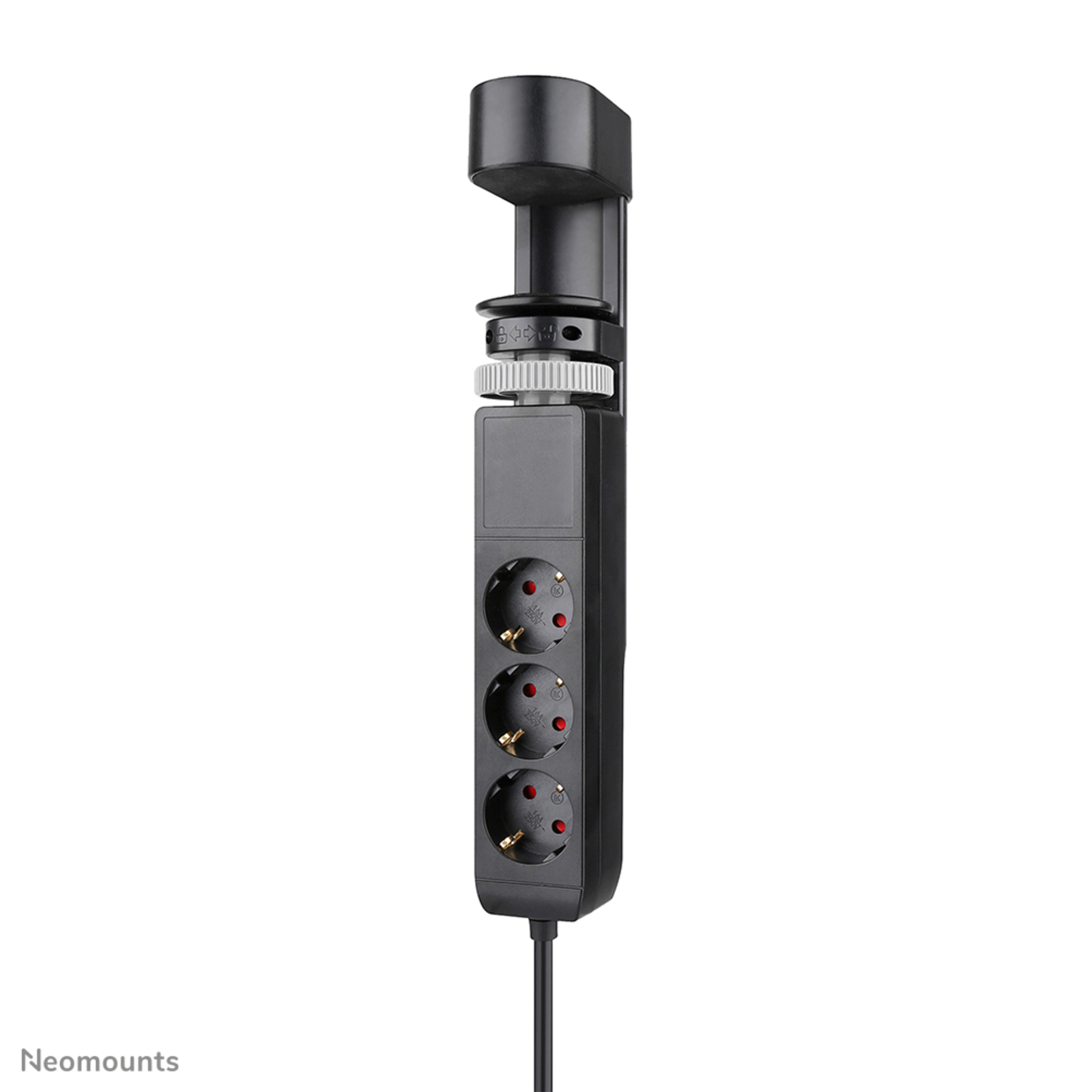 Neomounts DS22-840BL6 Table Socket Black Safety Contact 1 Pc.