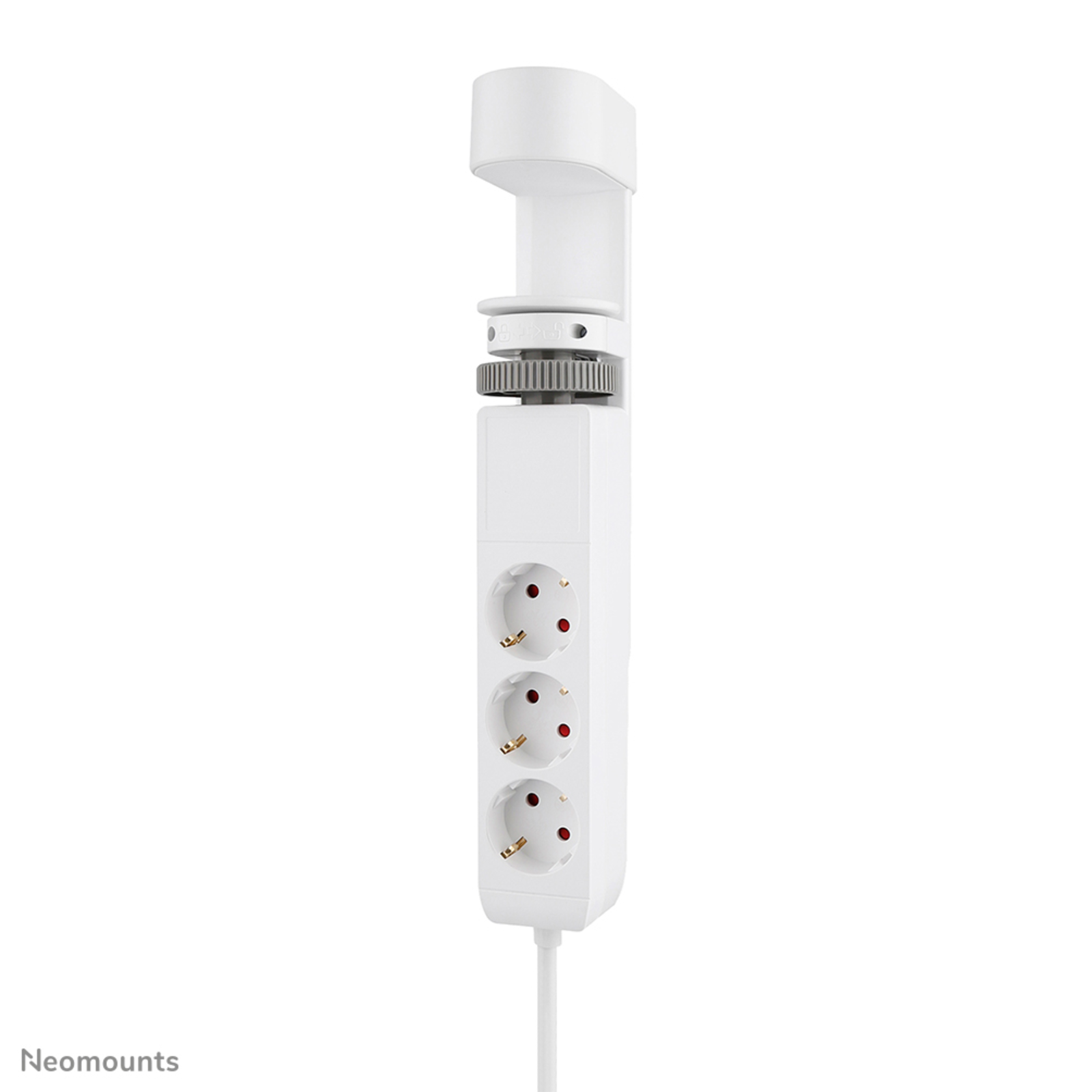 Neomounts DS22-840WH6 Table Socket White Safety Contact 1 Pc.