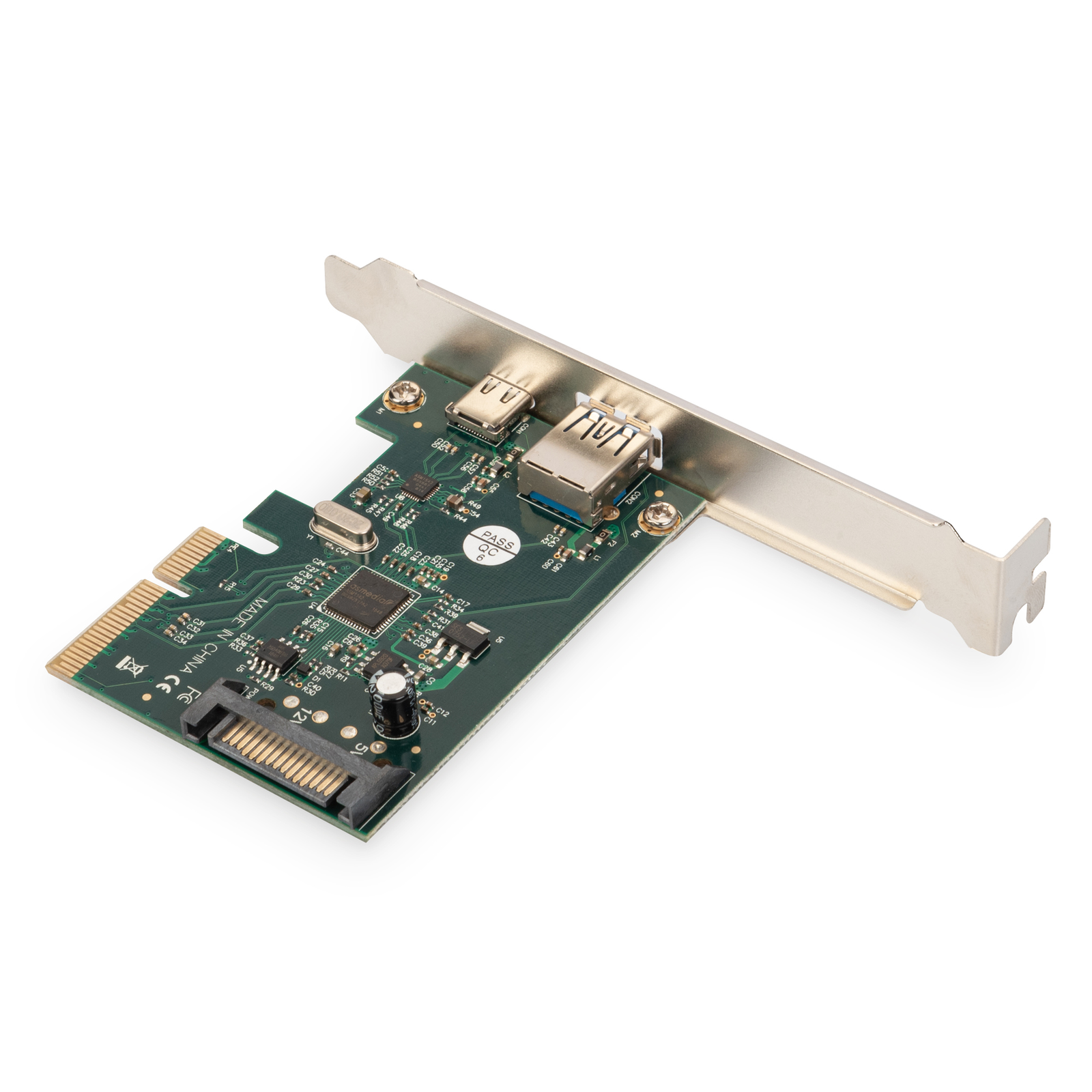 Digitus PCI Expr Card 2x USB 3.1 1 USB-C + USB A